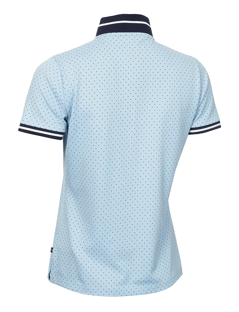 Calvin Klein Golf - CAMILLA PRINTED S/S POLO - toppe & t-shirts - bluebell - 2