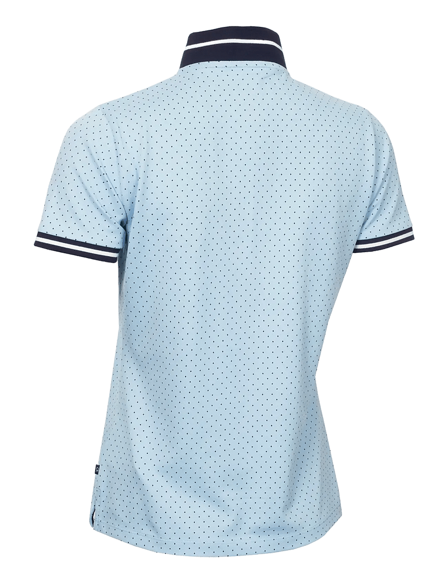 Calvin Klein Golf - CAMILLA PRINTED S/S POLO - oberteile & t-shirts - bluebell - 2