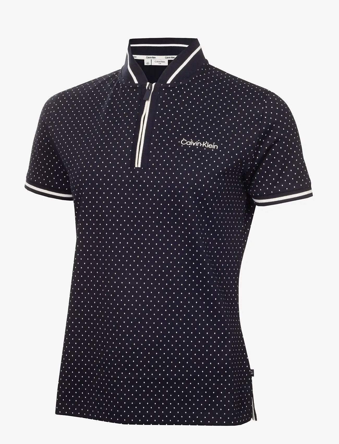 Calvin Klein Golf - CAMILLA PRINTED S/S POLO - oberteile & t-shirts - navy - 1