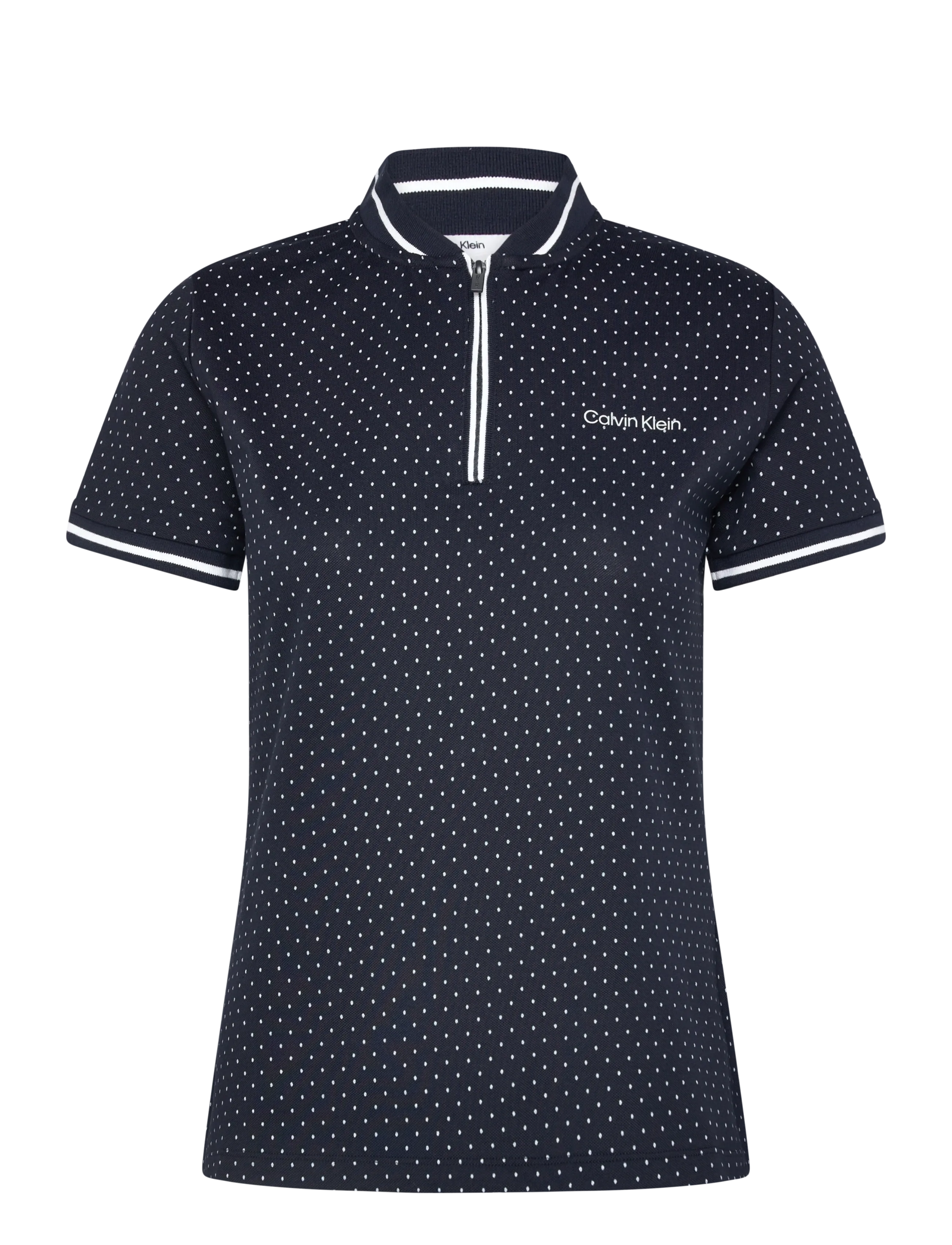 Calvin Klein Golf CAMILLA PRINTED S/S POLO - Kläder - NAVY / navy