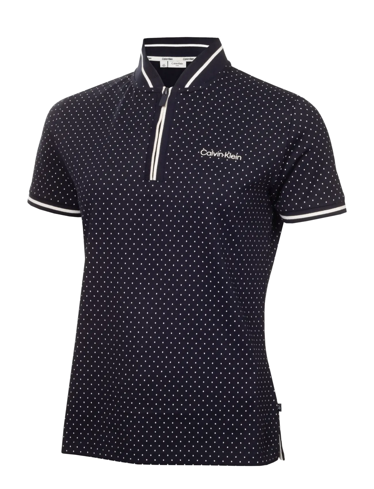 Calvin Klein Golf CAMILLA PRINTED S/S POLO - Kläder - NAVY / navy