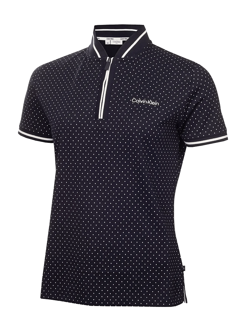 Calvin Klein Golf - CAMILLA PRINTED S/S POLO - oberteile & t-shirts - navy - 1