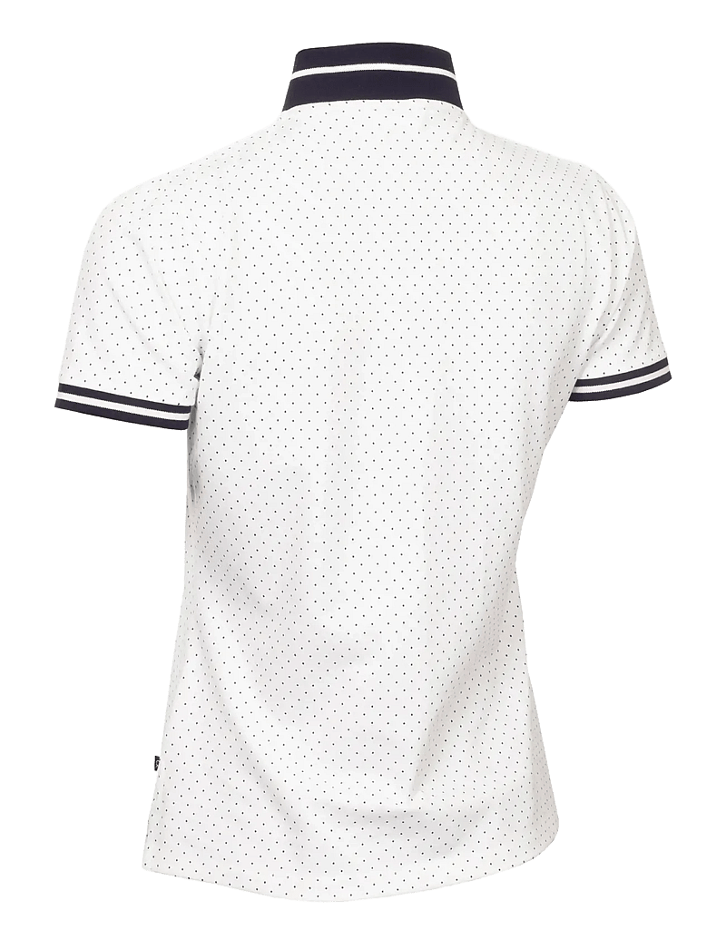 Calvin Klein Golf - CAMILLA PRINTED S/S POLO - oberteile & t-shirts - white - 2