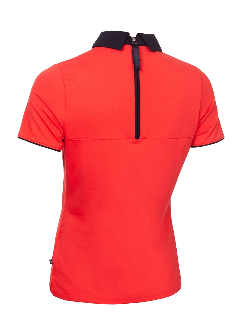 Calvin Klein Golf - BROOKE S/S POLO - toppe & t-shirts - coral red - 2