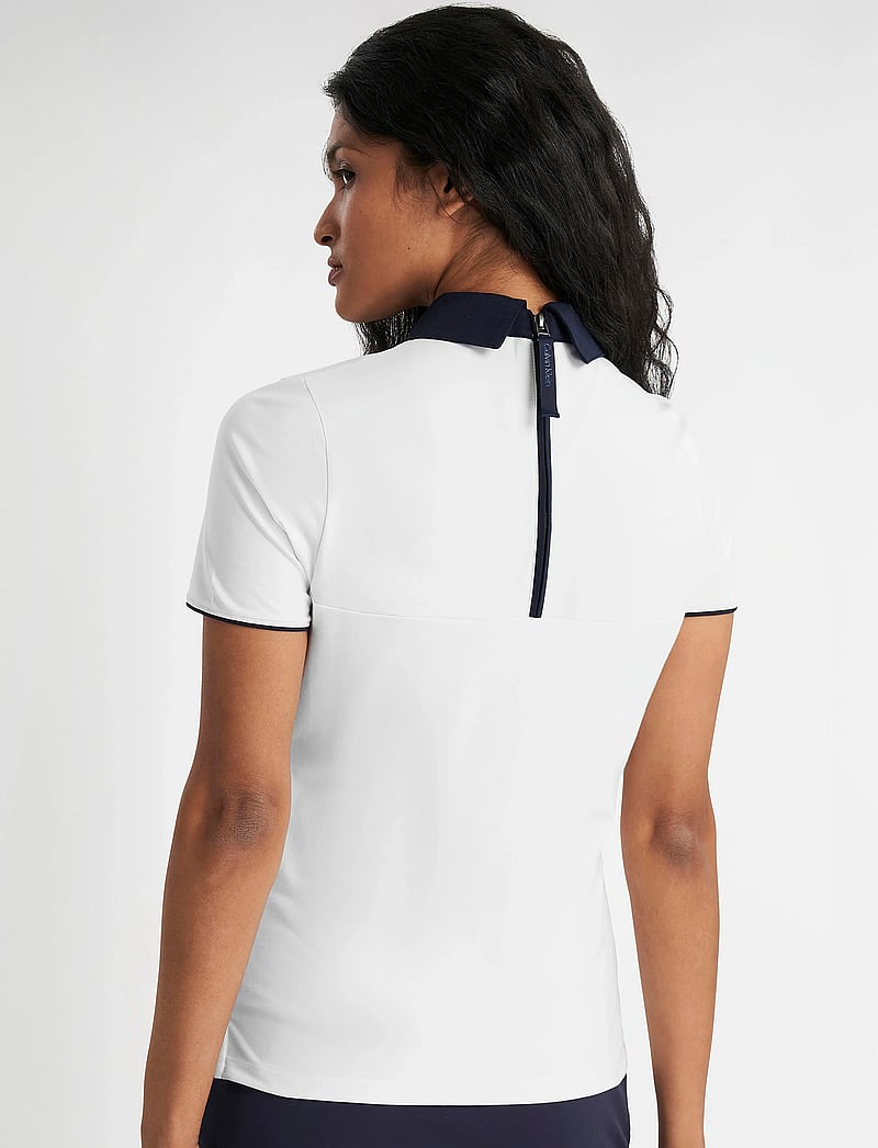 Calvin Klein Golf - BROOKE S/S POLO - alussärgid ja t-särgid - white - 3