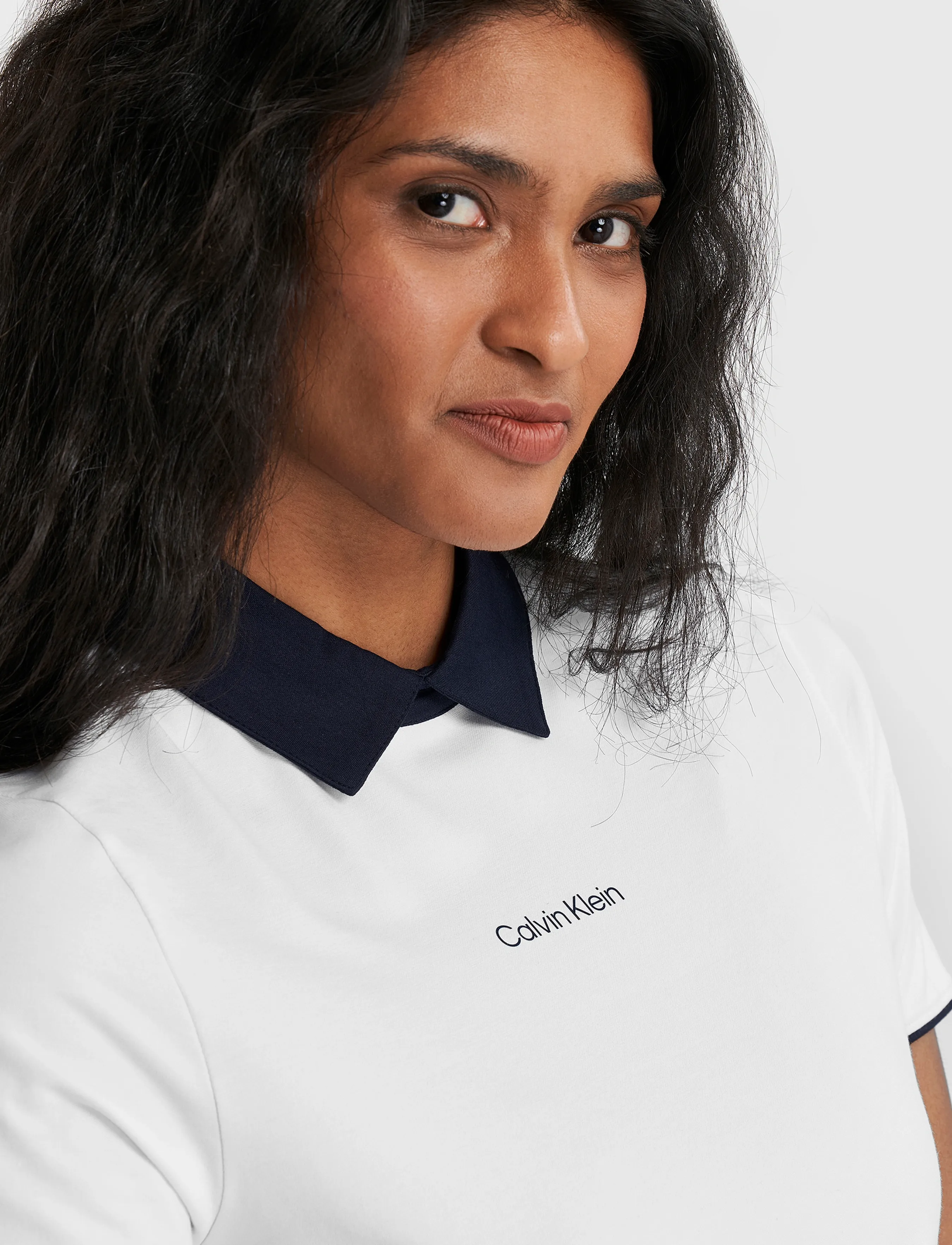 Calvin Klein Golf - BROOKE S/S POLO - toppar & t-shirts - white - 5