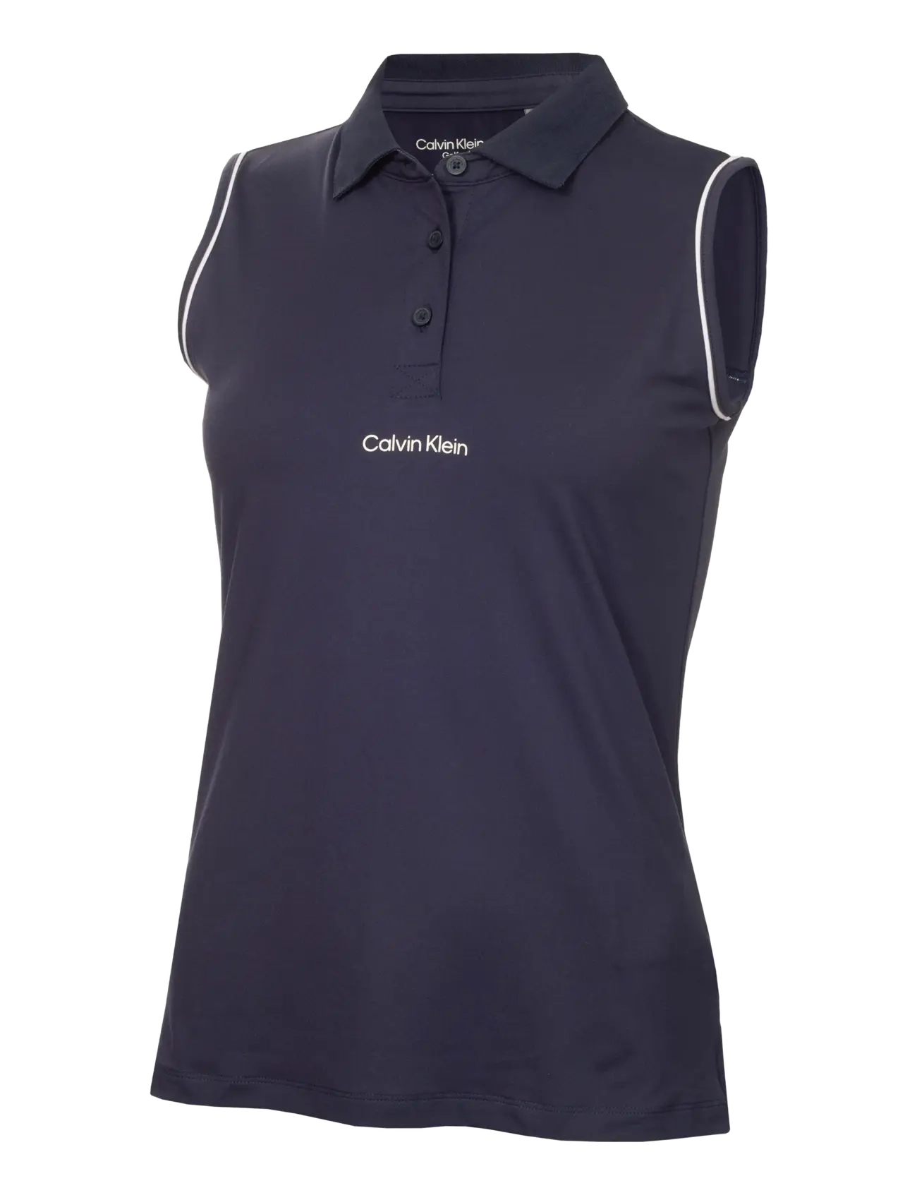 CALVIN KLEIN GOLF Manelle S/Less Polo Navy - XL - Damen