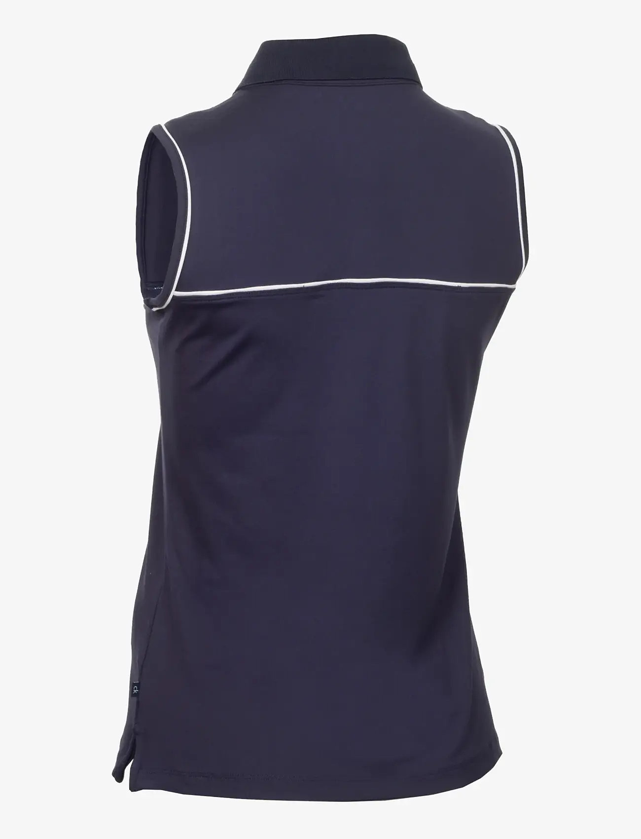 Calvin Klein Golf - MANELLE S/LESS POLO - toppar & t-shirts - navy - 2