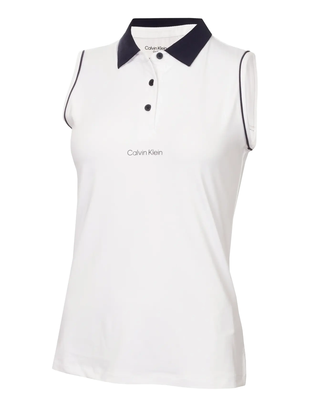 CALVIN KLEIN GOLF Manelle S/Less Polo Weiß - XXL - Damen