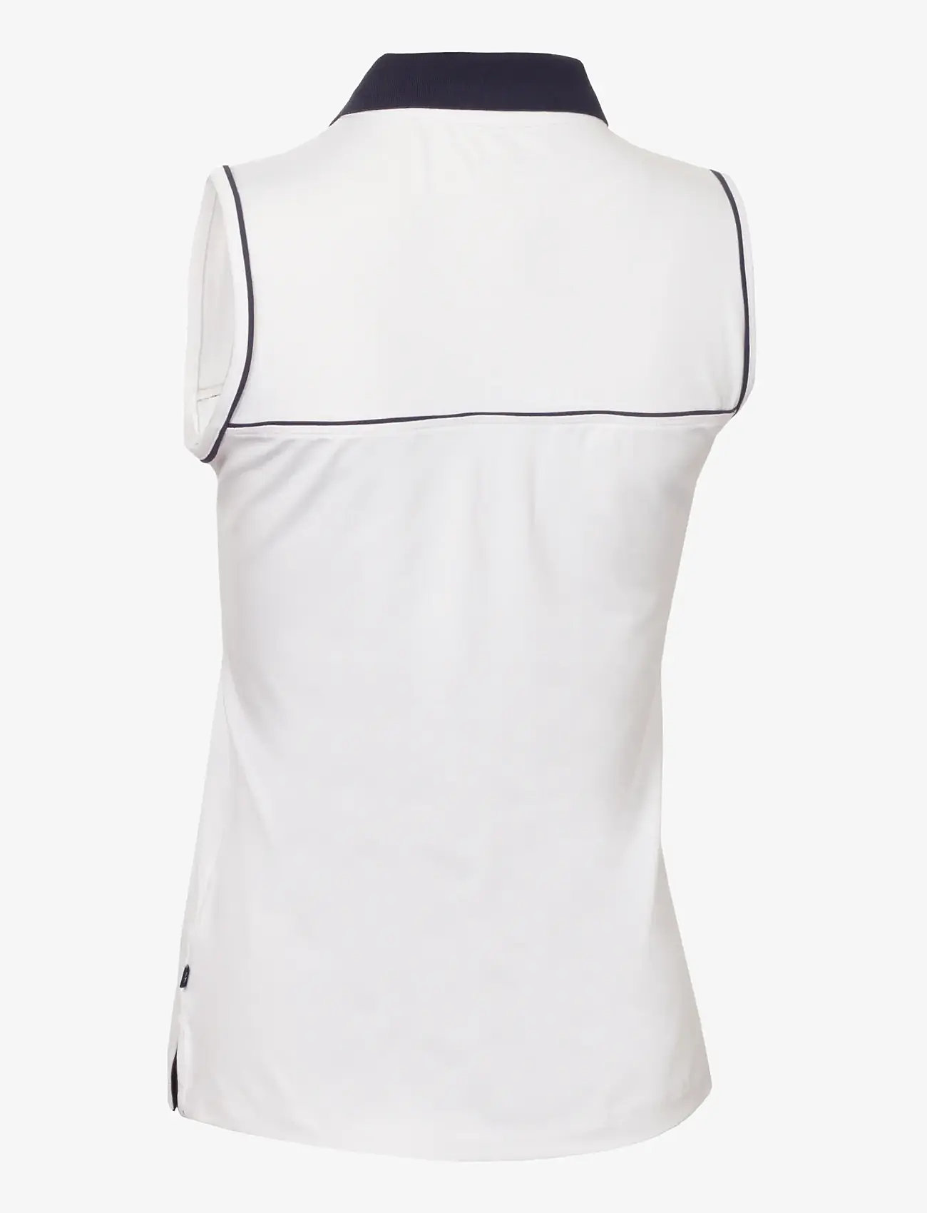 Calvin Klein Golf - MANELLE S/LESS POLO - toppar & t-shirts - white - 2