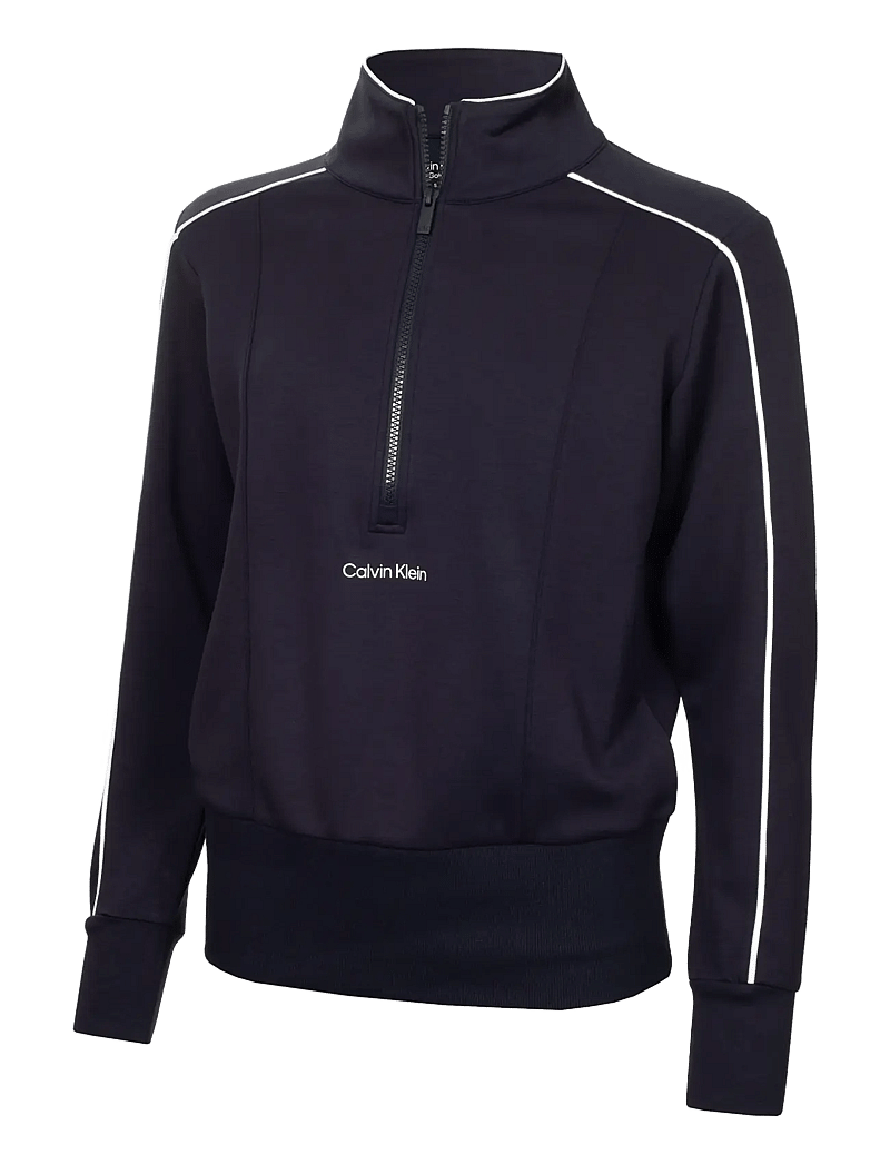 Calvin Klein Golf - QUINTA QUARTER ZIP TOP - alussärgid - navy - 1