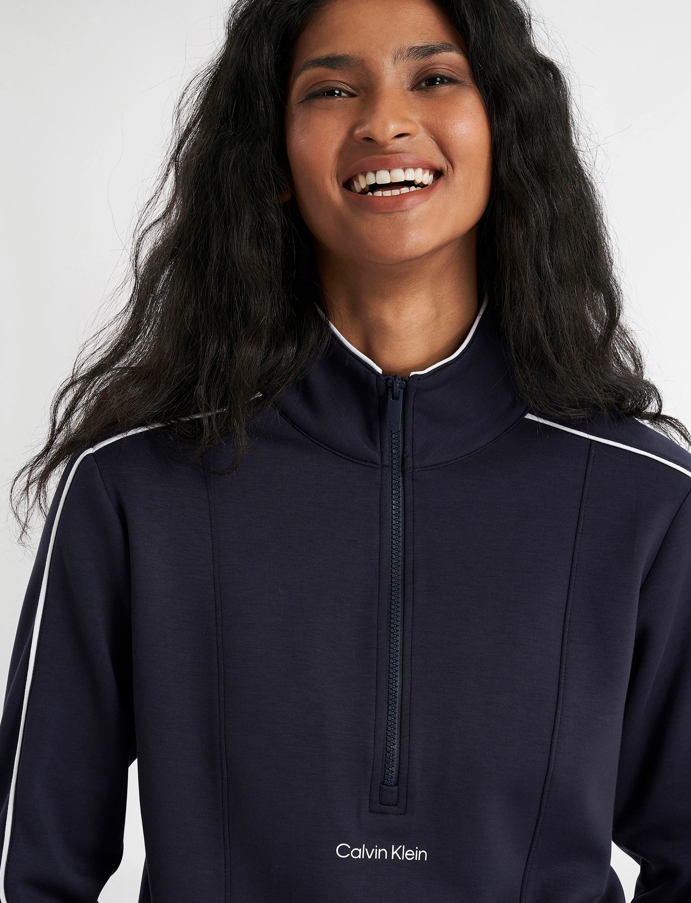 Calvin Klein Golf - QUINTA QUARTER ZIP TOP - Överdelar - navy - 4