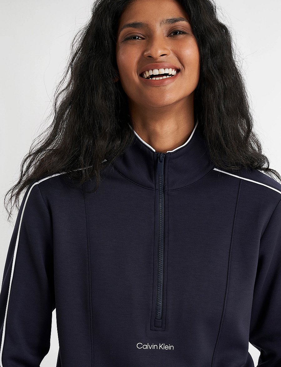 Calvin Klein Golf - QUINTA QUARTER ZIP TOP - Överdelar - navy - 4
