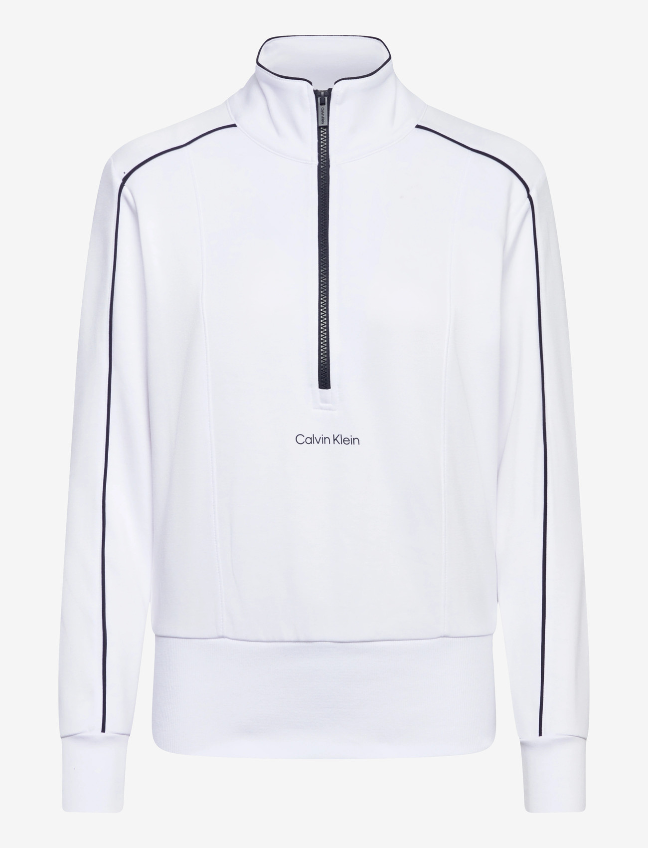 Calvin Klein Golf - QUINTA QUARTER ZIP TOP - langarmshirts - white - 0