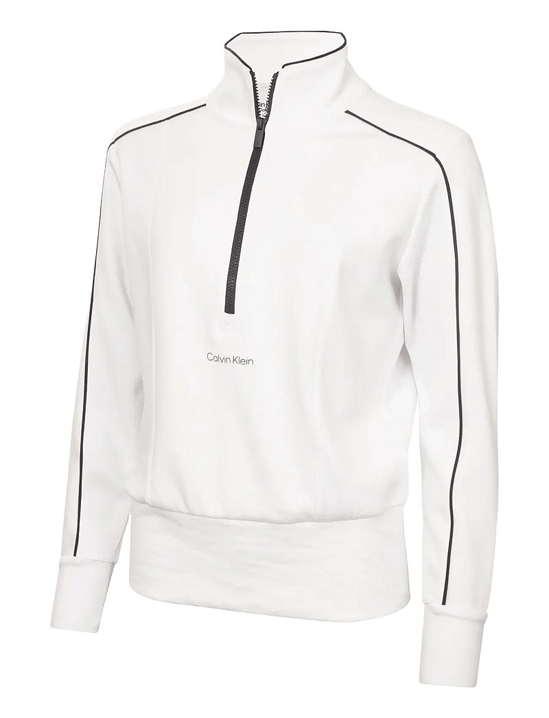 Calvin Klein Golf - QUINTA QUARTER ZIP TOP - Överdelar - white - 1