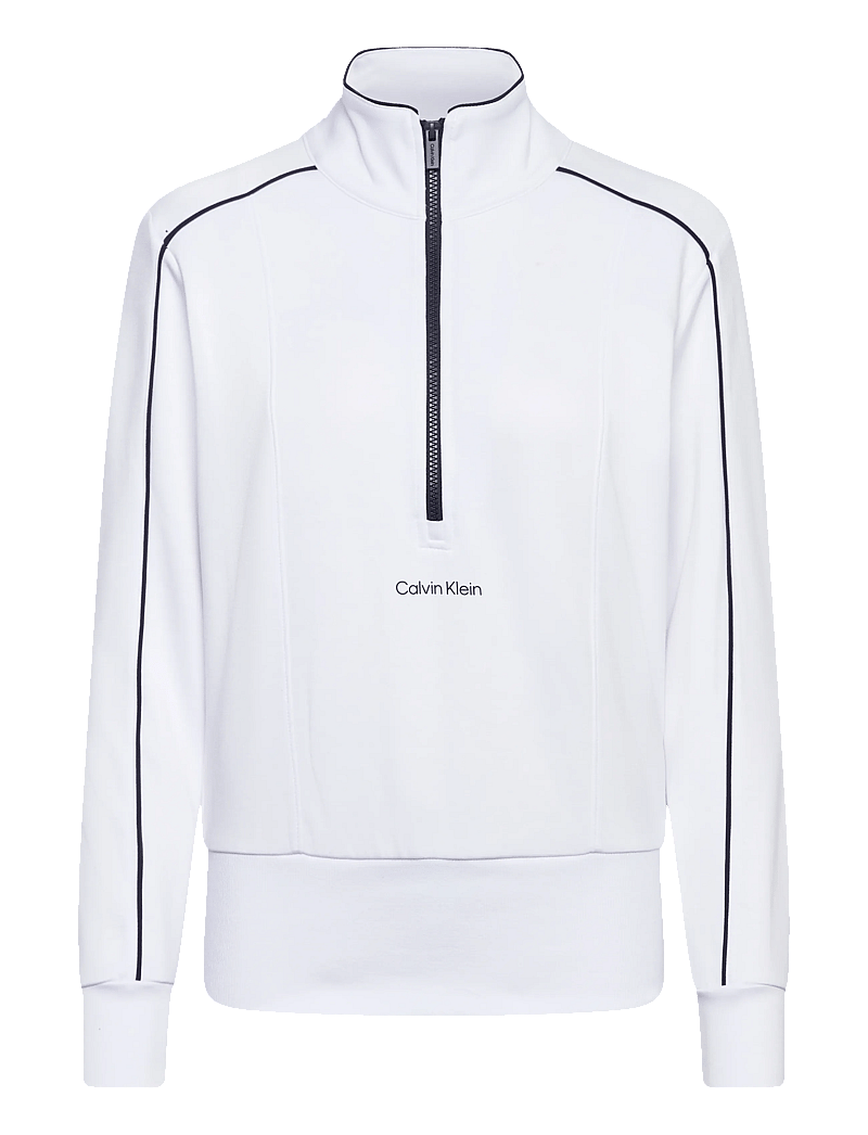 Calvin Klein Golf - QUINTA QUARTER ZIP TOP - langarmshirts - white - 0