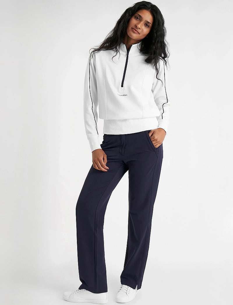 Calvin Klein Golf - QUINTA QUARTER ZIP TOP - Överdelar - white - 3
