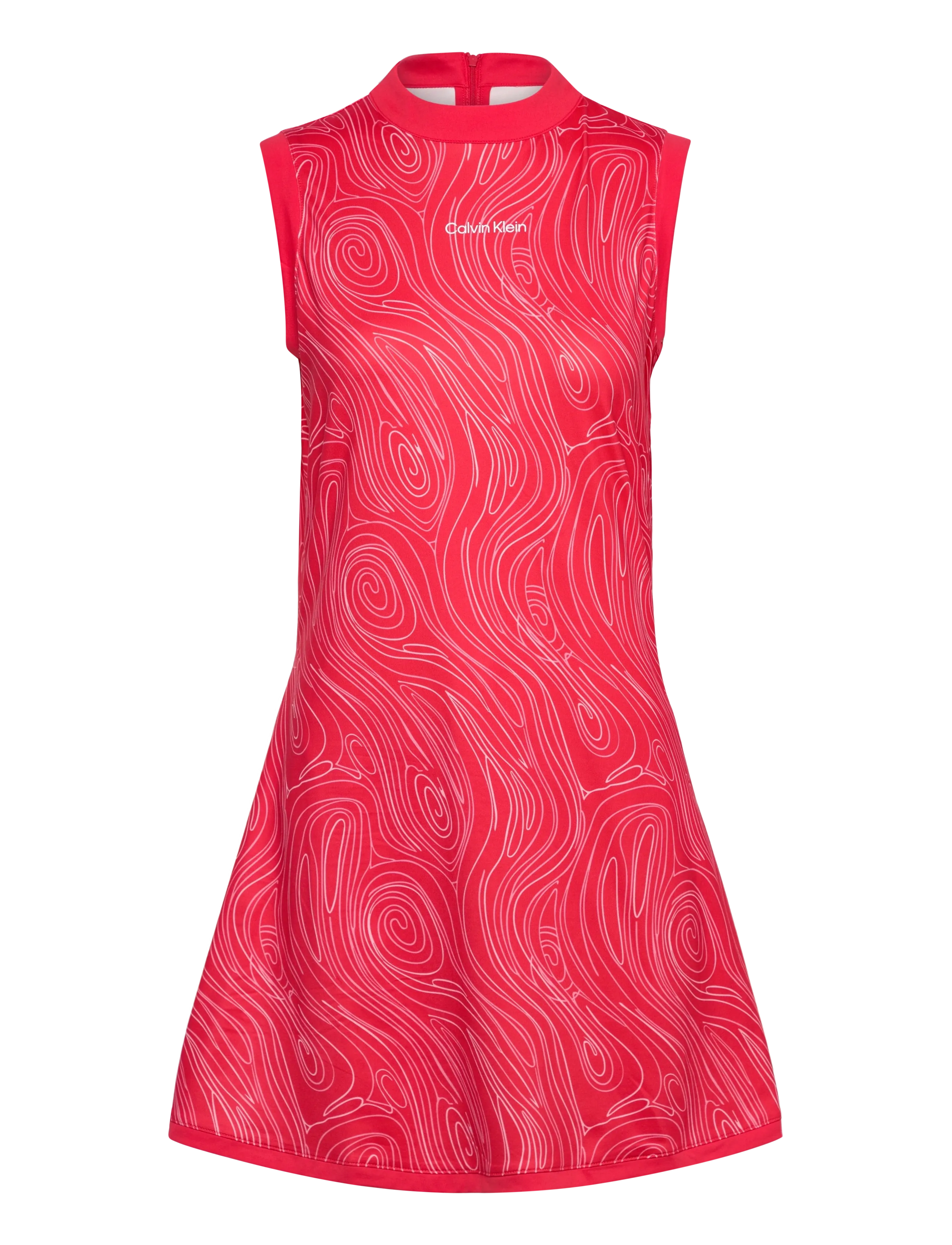Calvin Klein Golf CARMEN MOCK NECK DRESS - Calvin Klein Golf - MARBLE PRINT / pink/rose