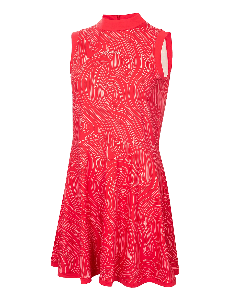 Calvin Klein Golf - CARMEN MOCK NECK DRESS - kleider & röcke - marble print - 1