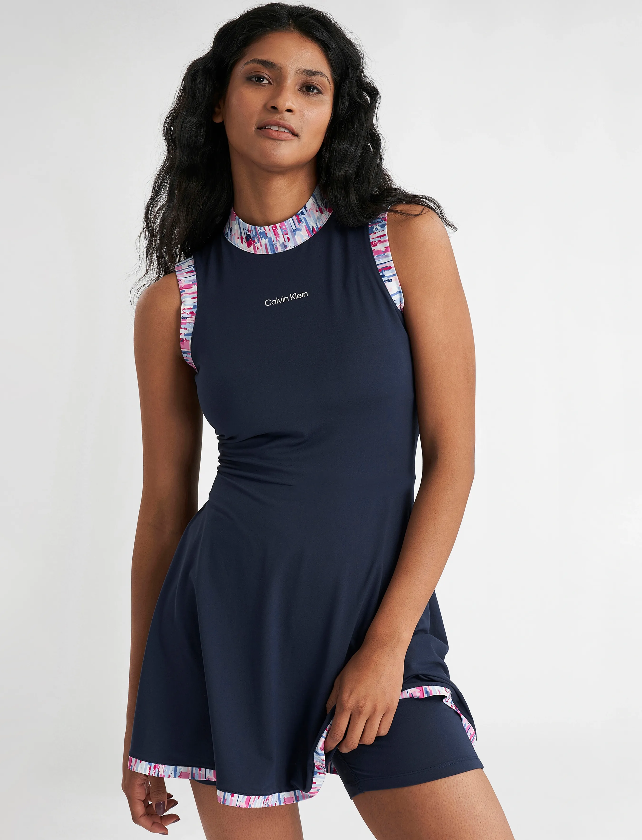 Calvin Klein Golf - CARMEN MOCK NECK DRESS - kjoler & nederdele - navy - 5