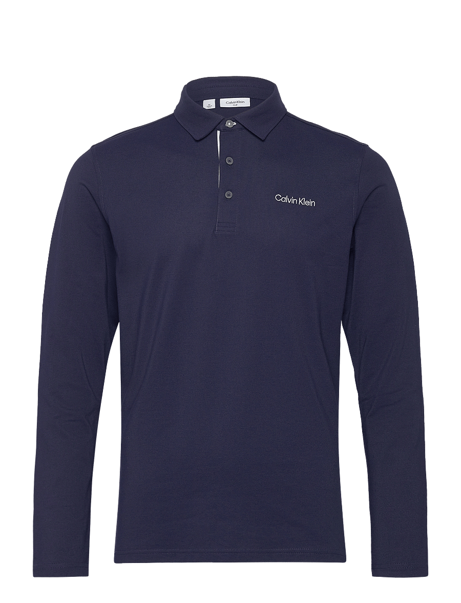 Calvin Klein Golf - Medina Long Sleeve Polo - evening blue - 1