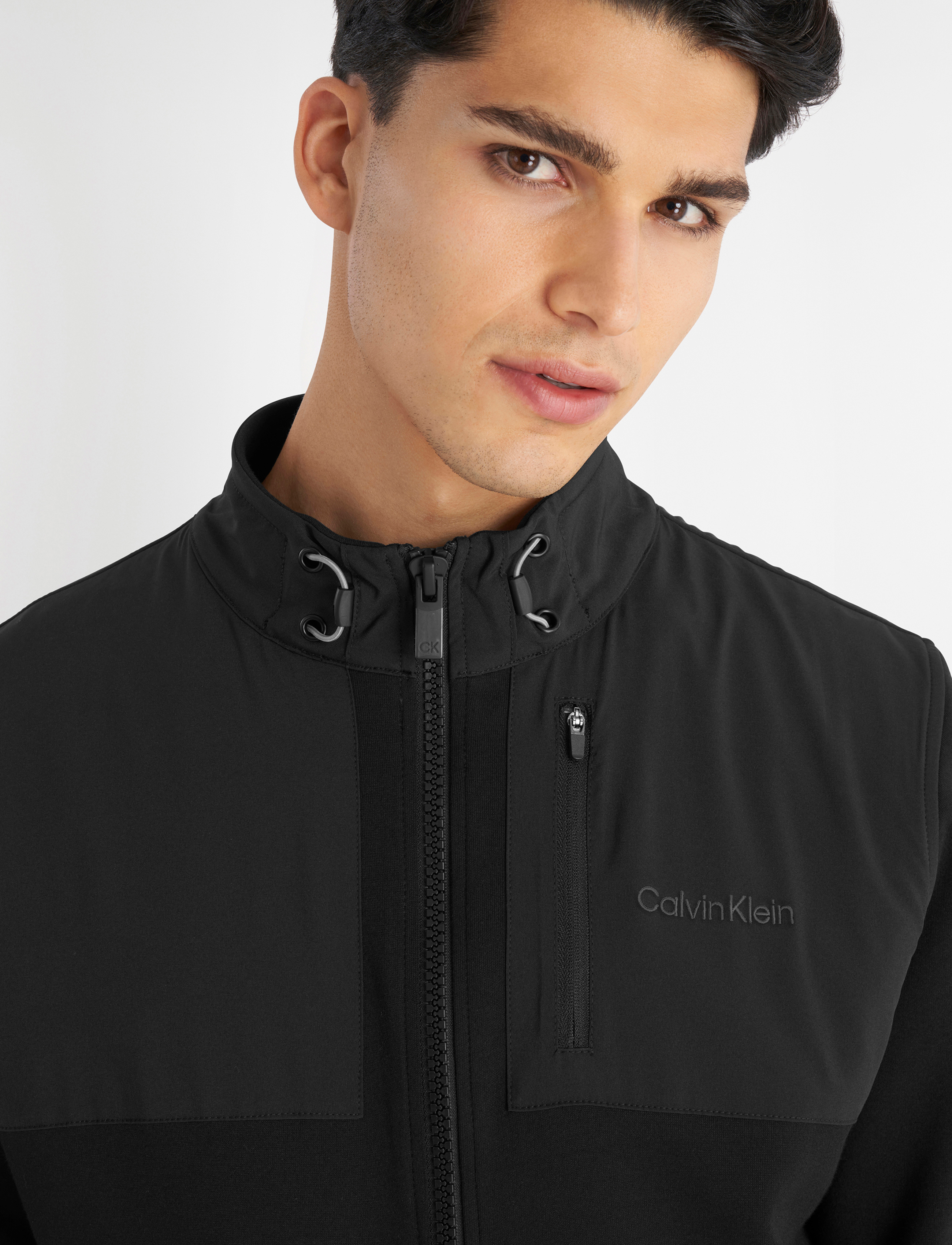 Calvin Klein Golf - HYPER TECH FULL ZIP SWEATSHIRT - black - 4
