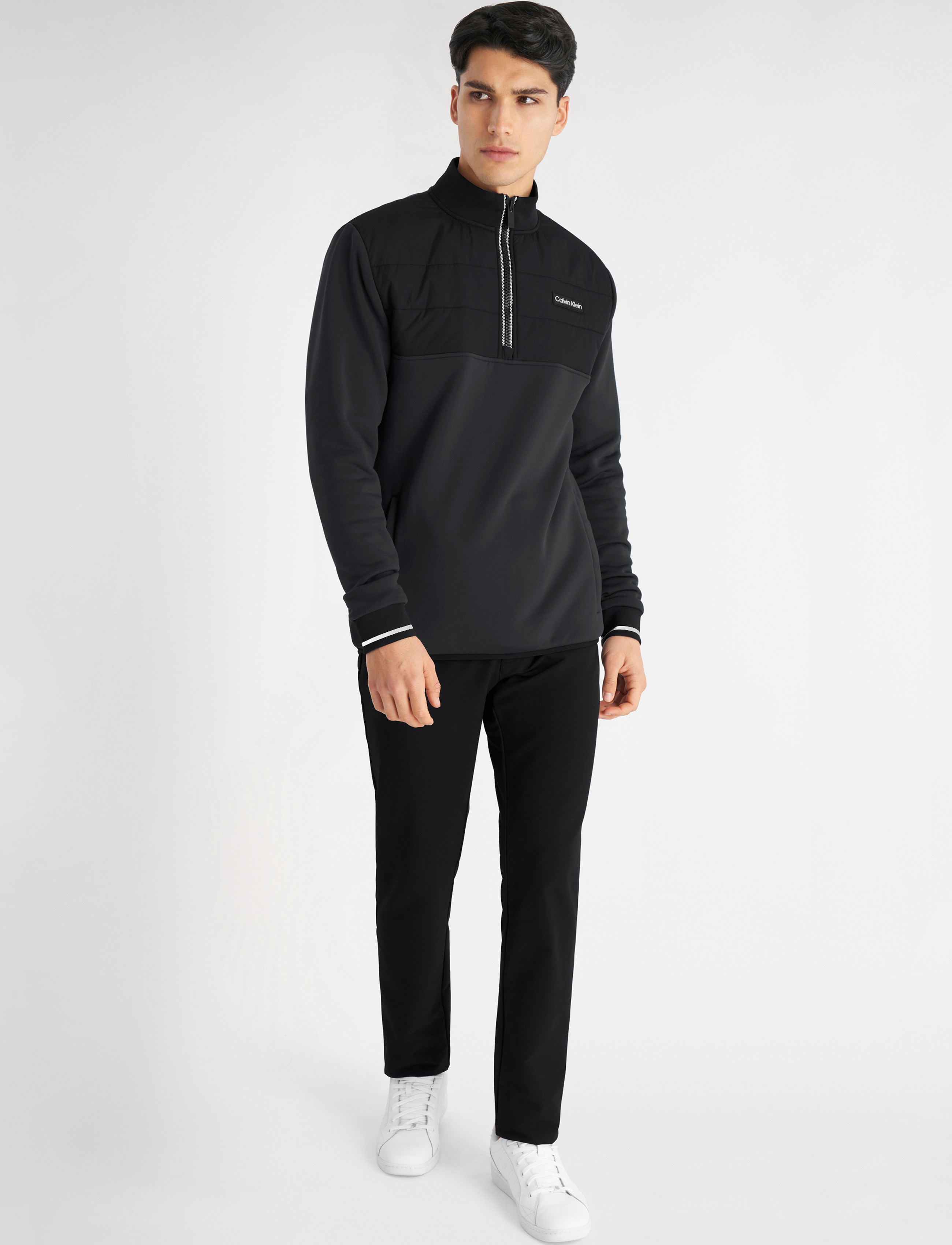 Calvin Klein Golf - BAYLOR CREEK HYBRID HALF ZIP - black - 3