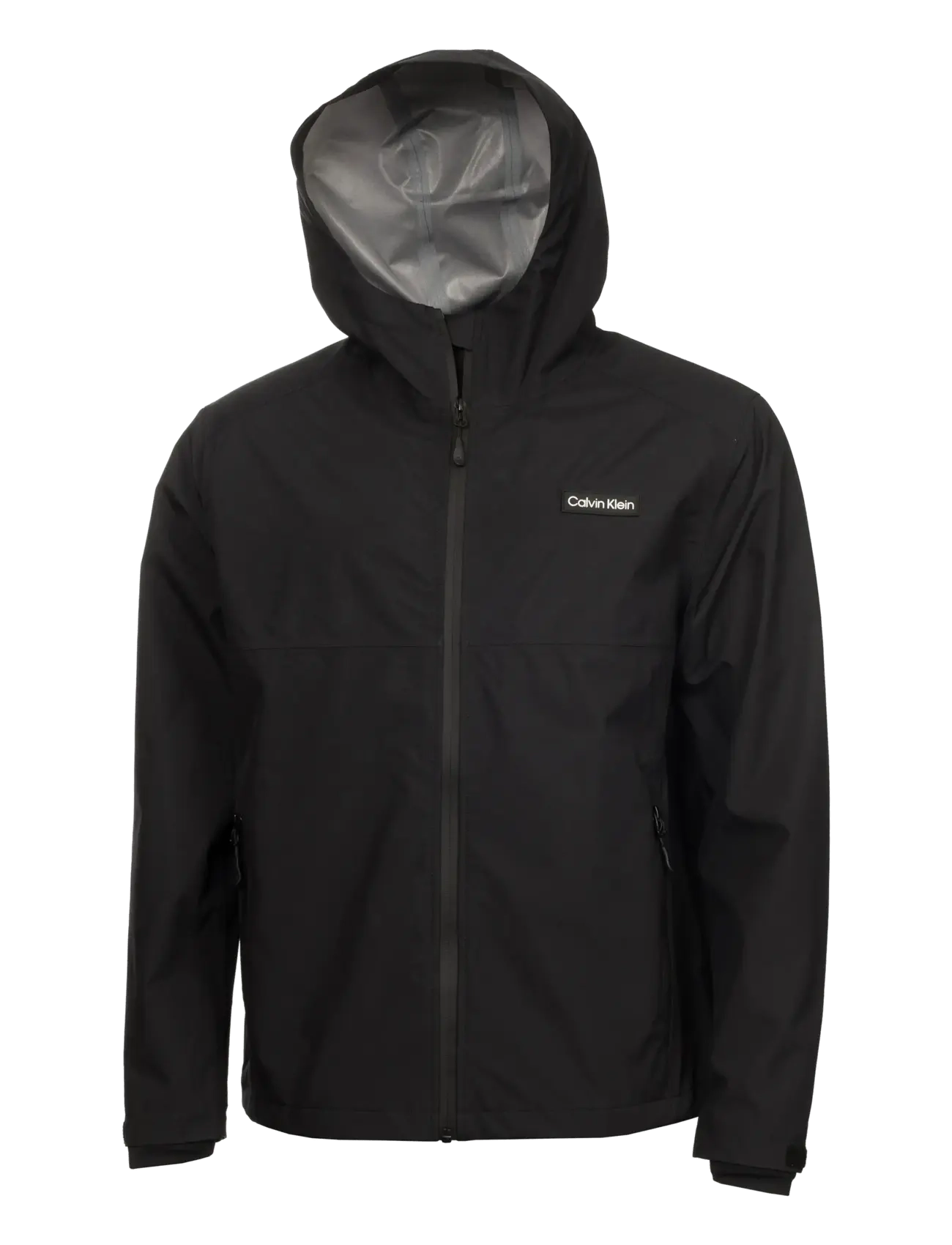 Calvin Klein Golf Feather Dry 15K Hooded Waterproof Jacket, L, Sport Jackets, Schwarz - Männerswear