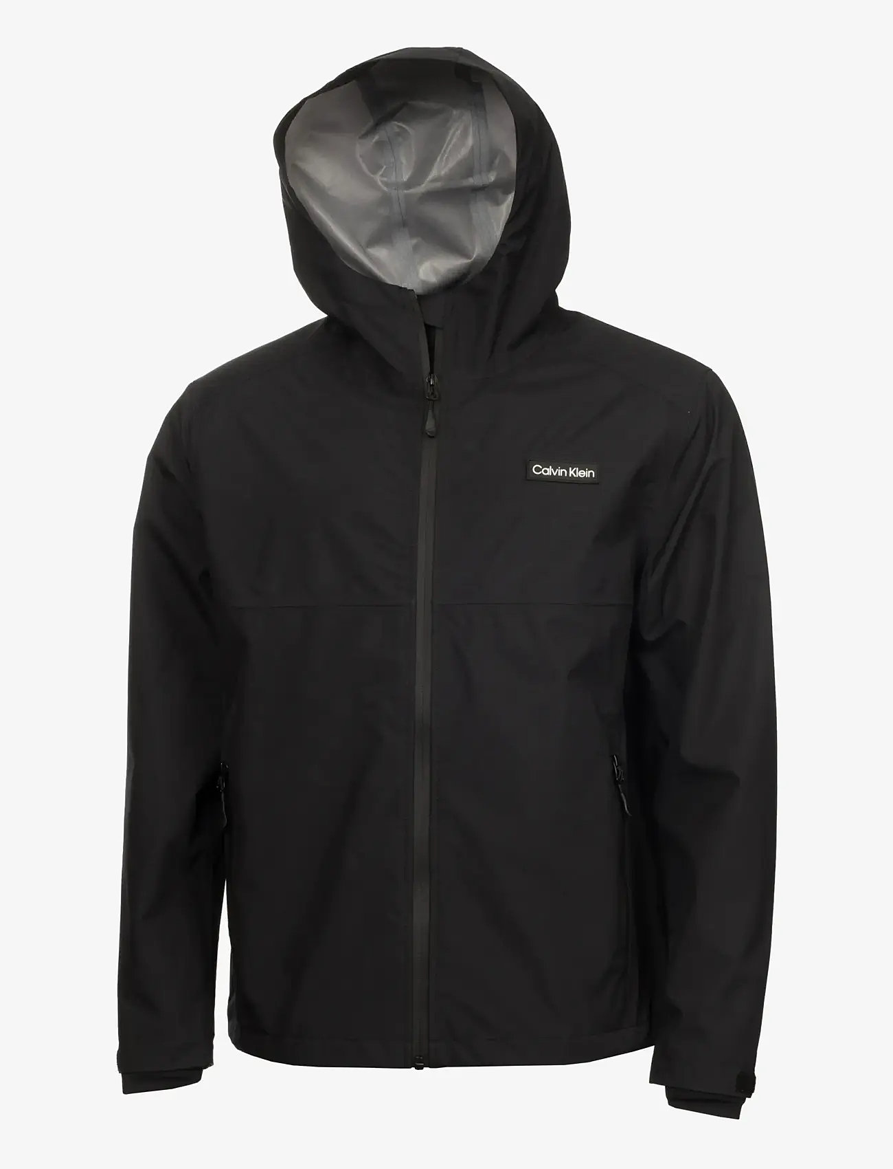 Calvin Klein Golf - FEATHER DRY 15K HOODED WATERPROOF JACKET - raincoats - black - 1
