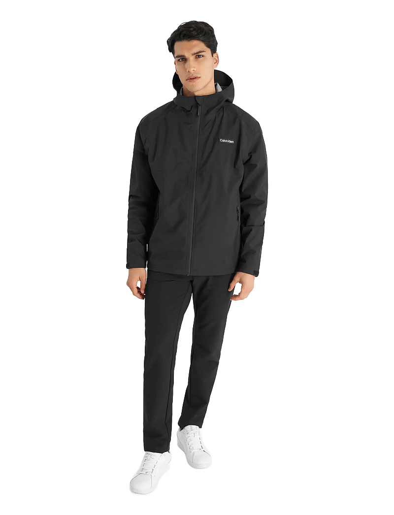 Calvin Klein Golf - FEATHER DRY 15K HOODED WATERPROOF JACKET - golf-jacken - black - 3