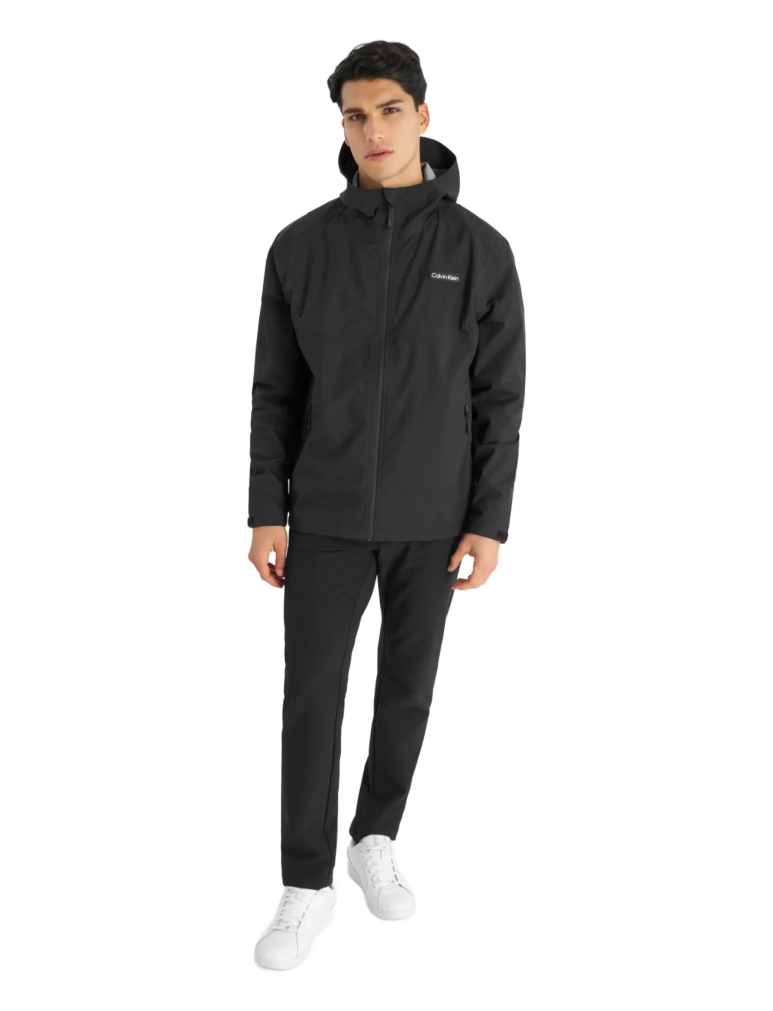 Calvin Klein Golf - FEATHER DRY 15K HOODED WATERPROOF JACKET - vestes de golf - black - 3