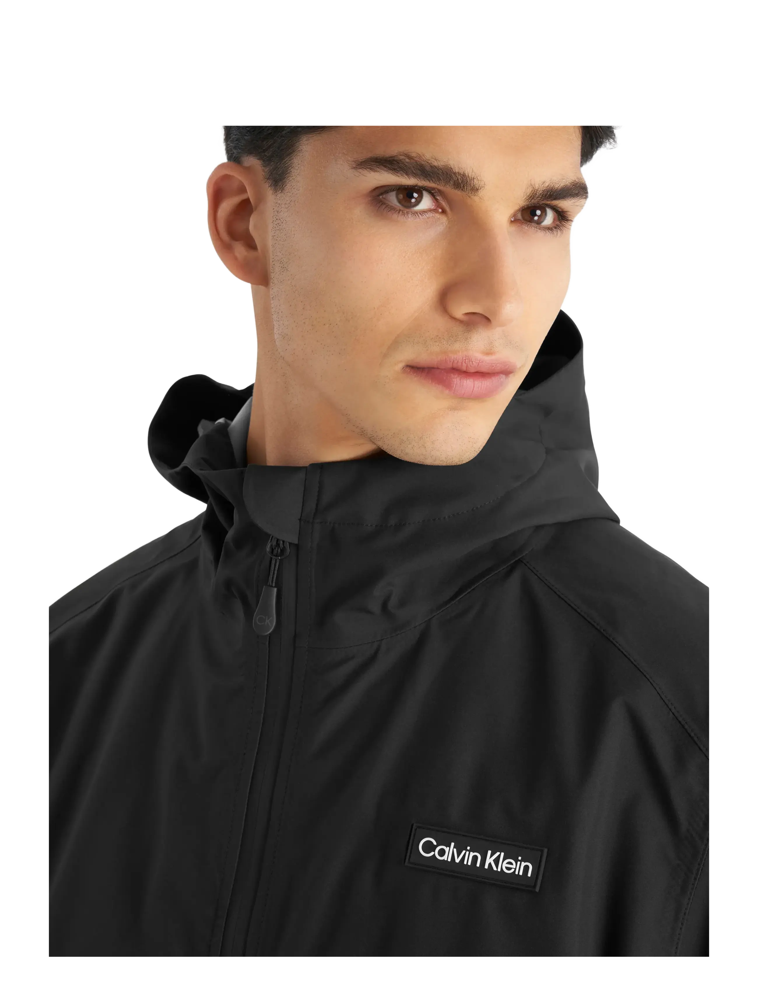 Calvin Klein Golf - FEATHER DRY 15K HOODED WATERPROOF JACKET - vestes de golf - black - 4