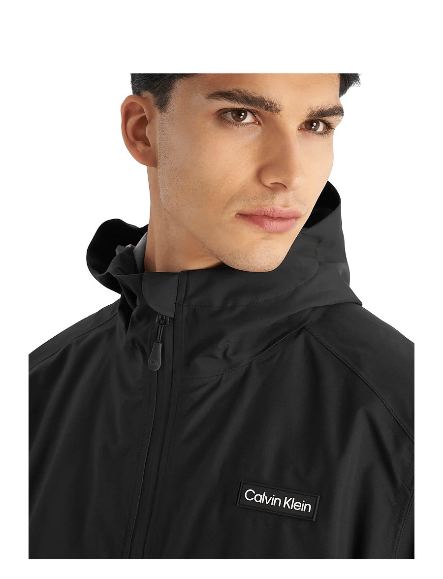 Calvin Klein Golf - FEATHER DRY 15K HOODED WATERPROOF JACKET - vestes de golf - black - 4