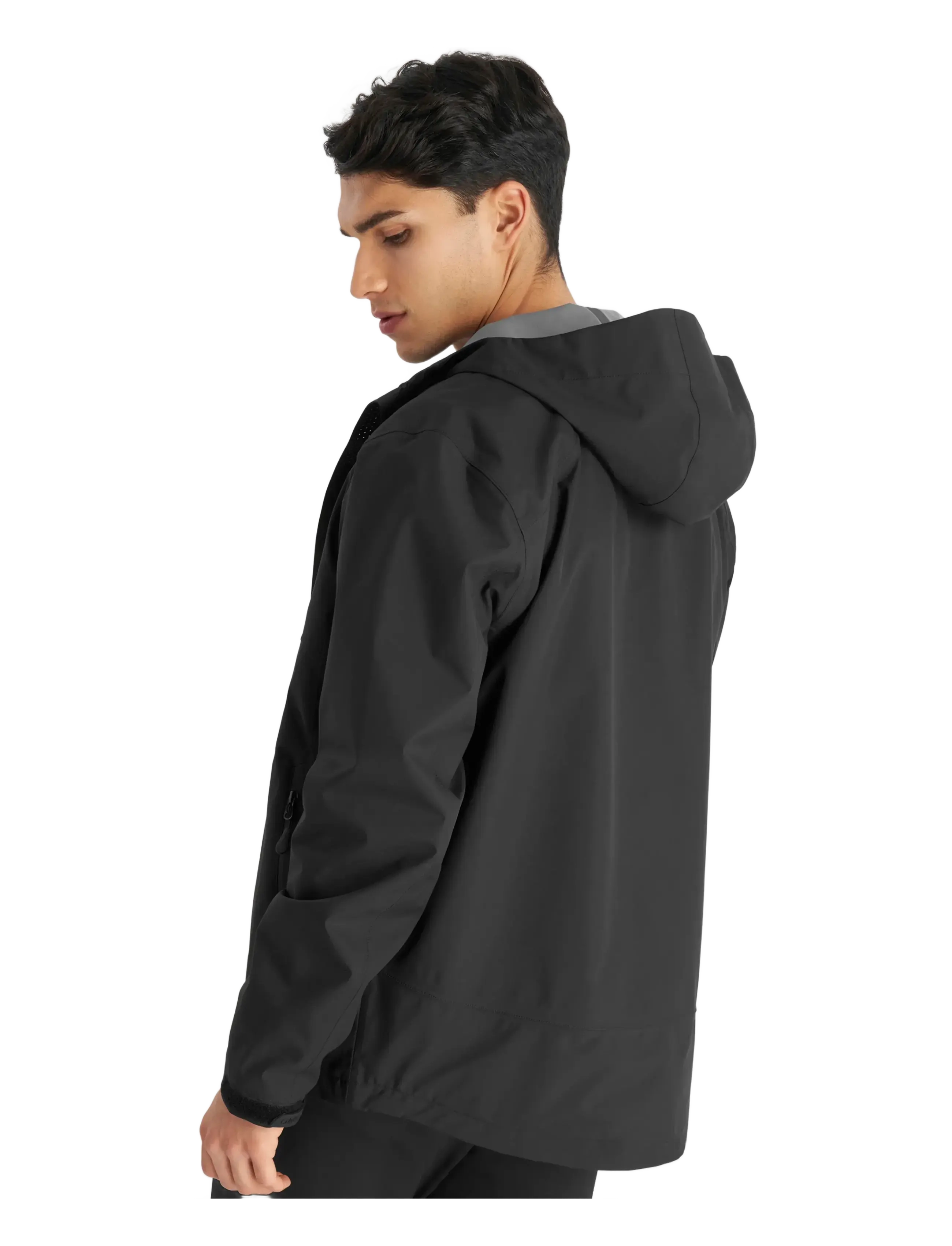 Calvin Klein Golf - FEATHER DRY 15K HOODED WATERPROOF JACKET - vestes de golf - black - 5