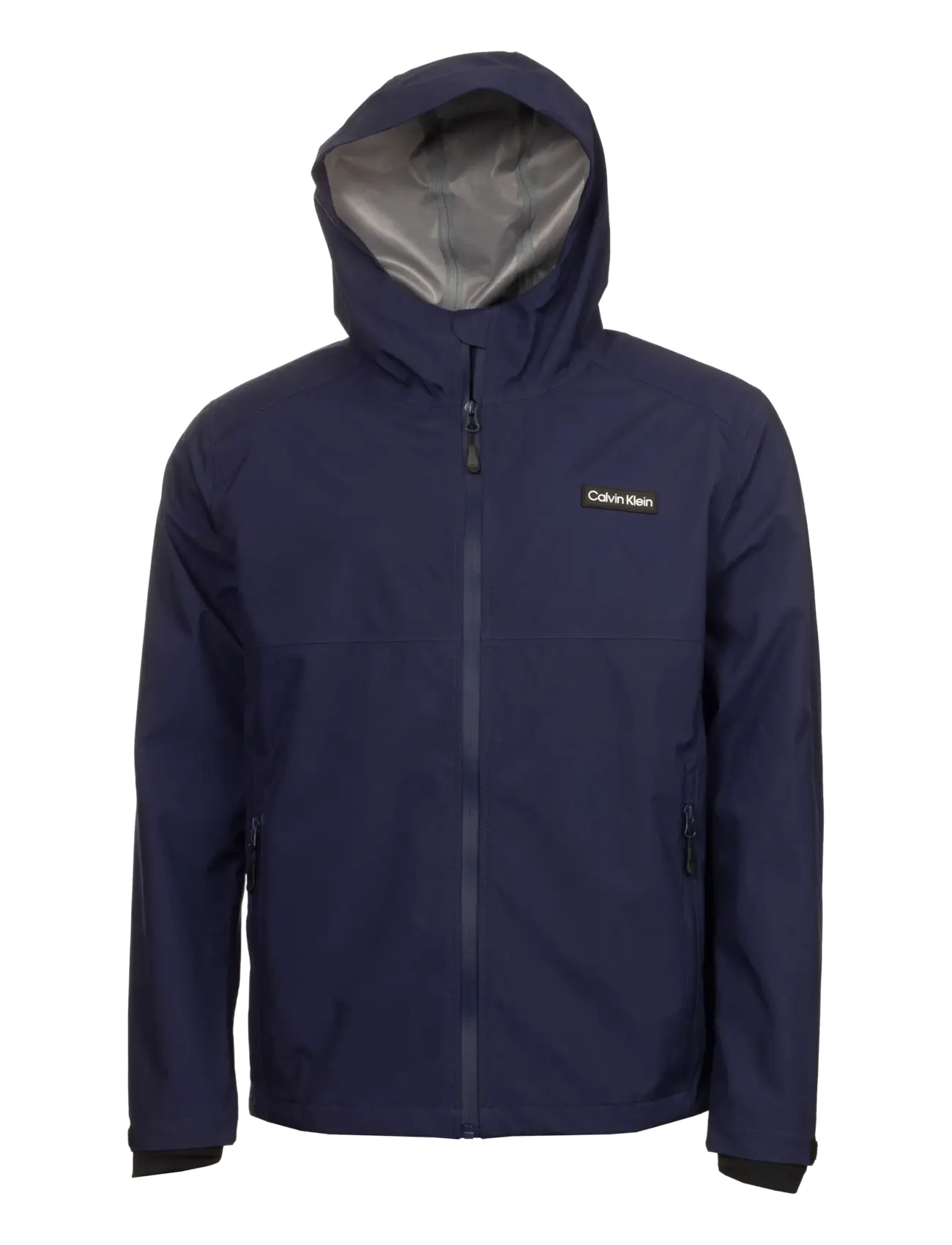 Calvin Klein Golf Feather Dry 15K Hooded Waterproof Jacket, L, Sport Jackets, Marineblau - Männerswear