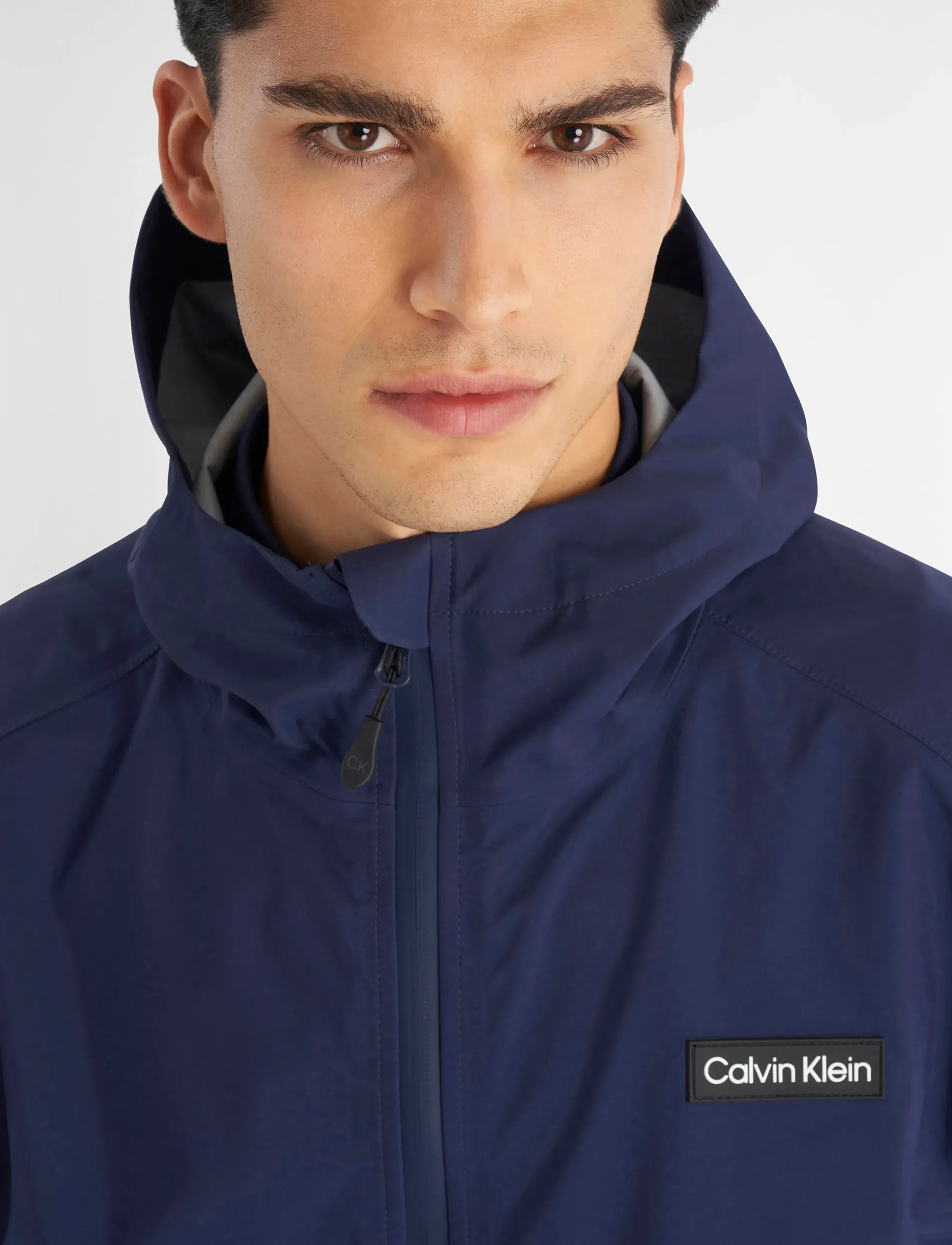Calvin Klein Golf - FEATHER DRY 15K HOODED WATERPROOF JACKET - golfjakker - navy - 3