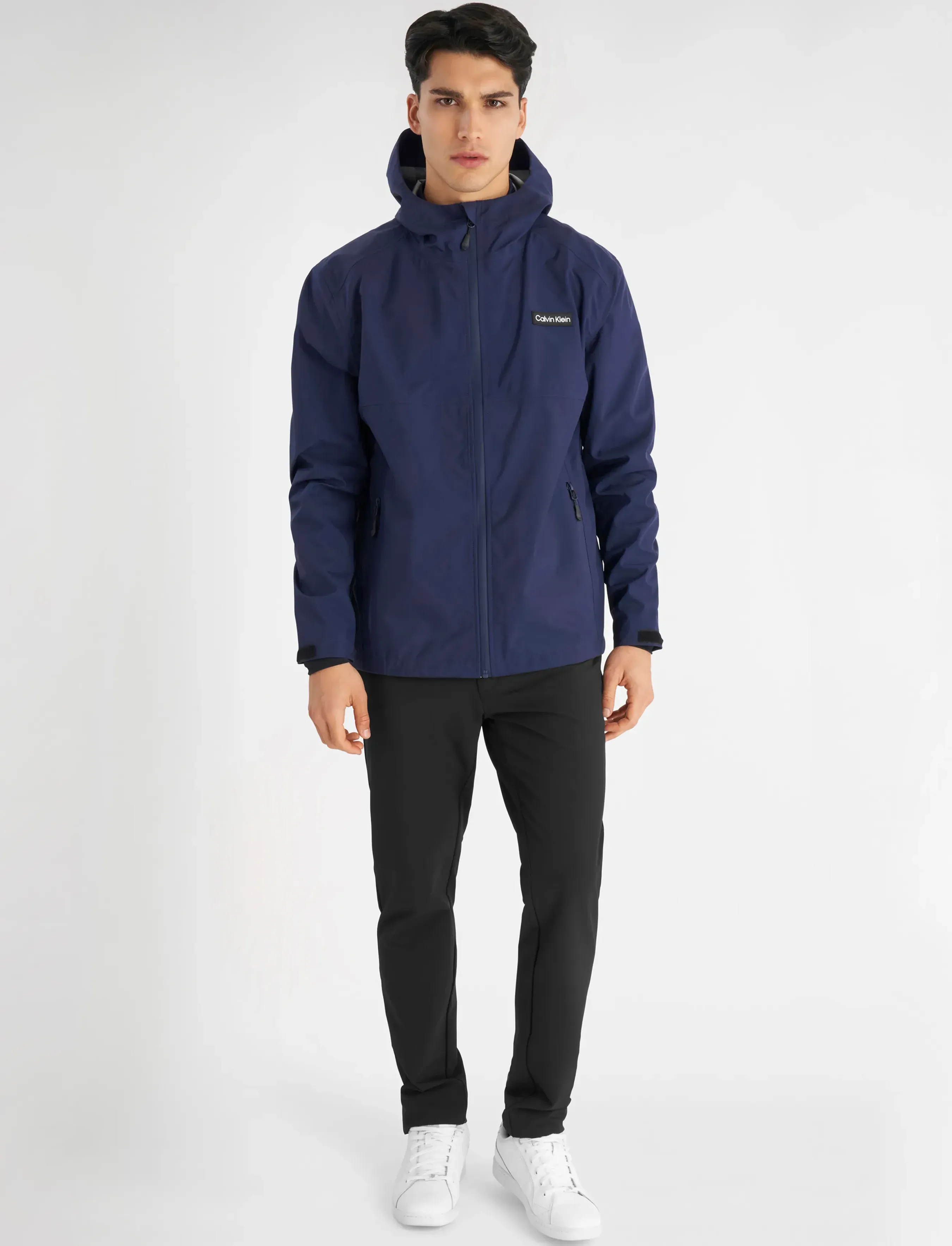 Calvin Klein Golf - FEATHER DRY 15K HOODED WATERPROOF JACKET - golfjakker - navy - 4
