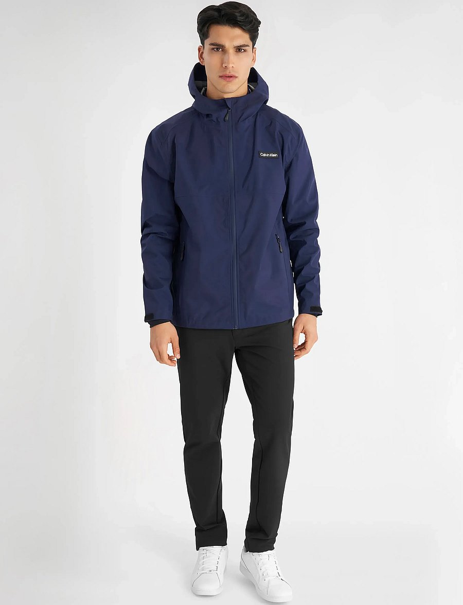 Calvin Klein Golf - FEATHER DRY 15K HOODED WATERPROOF JACKET - golfjakker - navy - 4