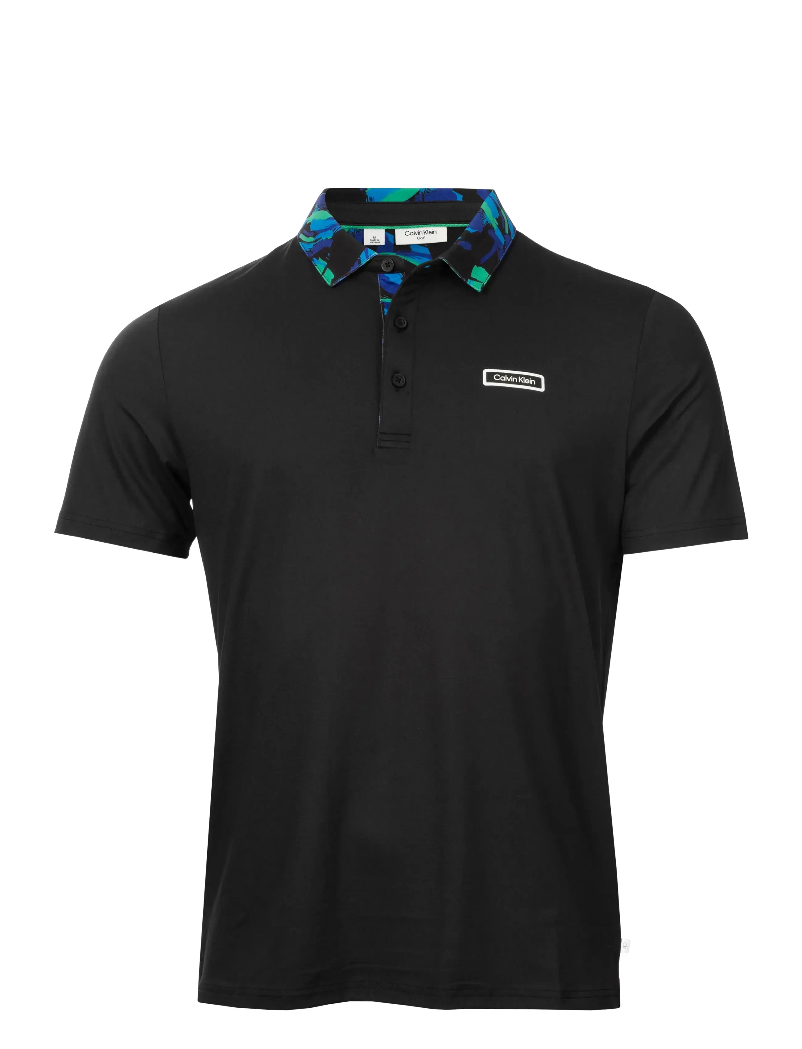 Calvin Klein Golf Seabury Polo, L, Black, Sport Polos > Sport Short-sleeved Polos, Herre