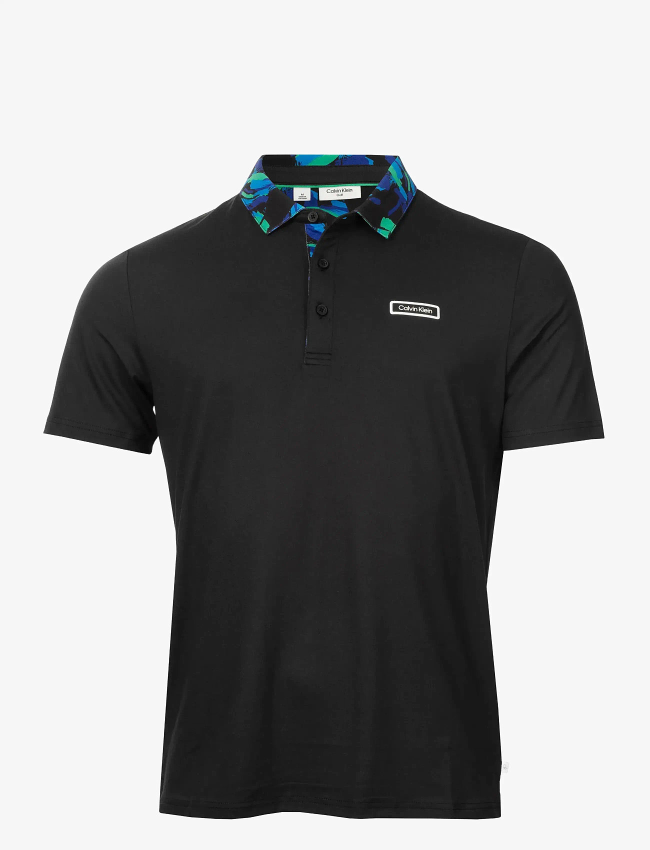 Calvin Klein Golf - SEABURY POLO - toppar & t-shirts - blk - 0