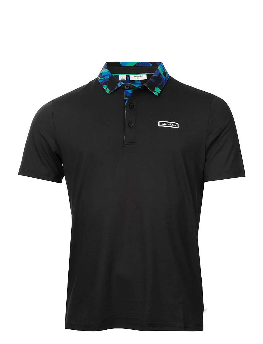 Calvin Klein Golf - SEABURY POLO - oberteile & t-shirts - blk - 0