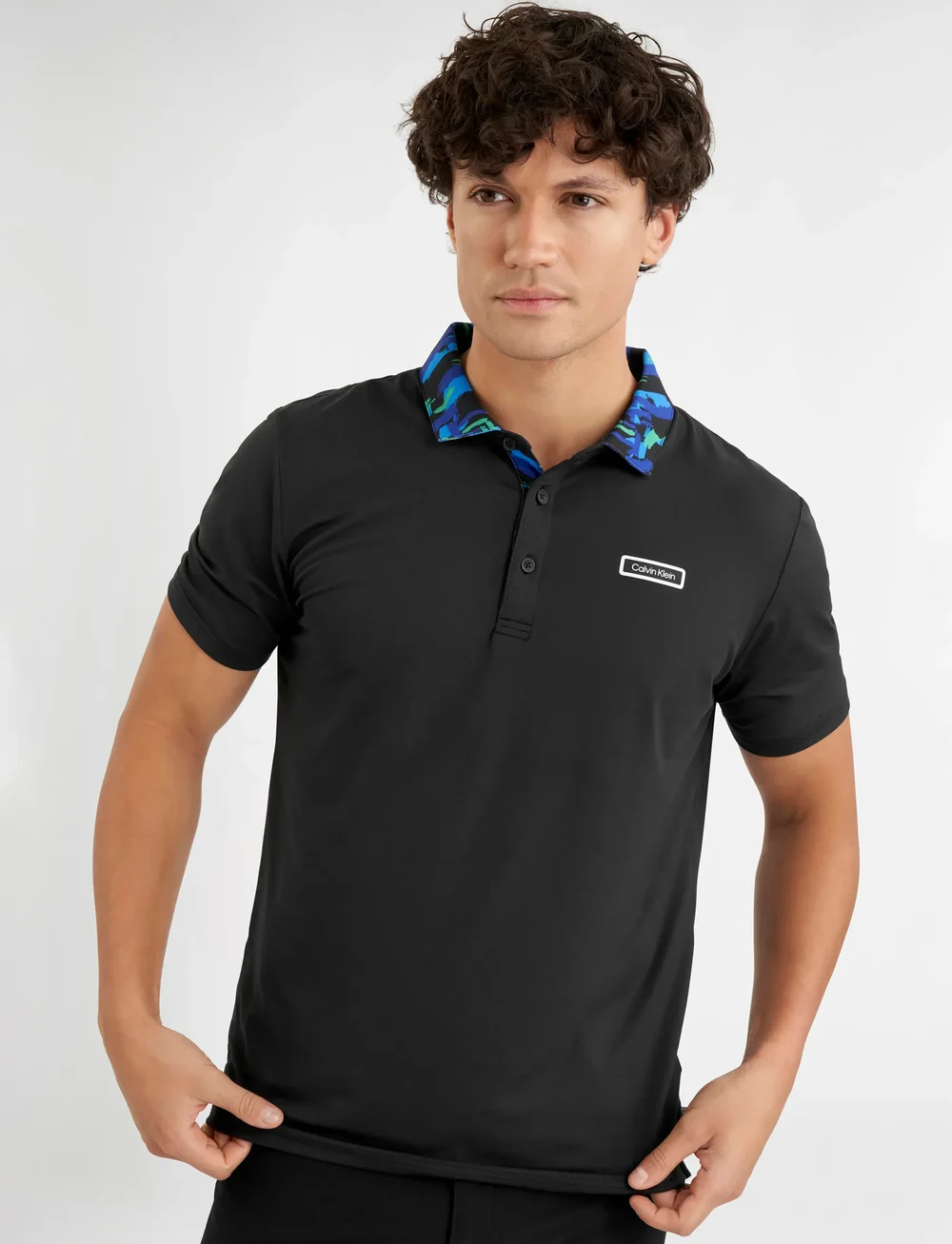 Calvin Klein Golf - SEABURY POLO - toppar & t-shirts - blk - 3