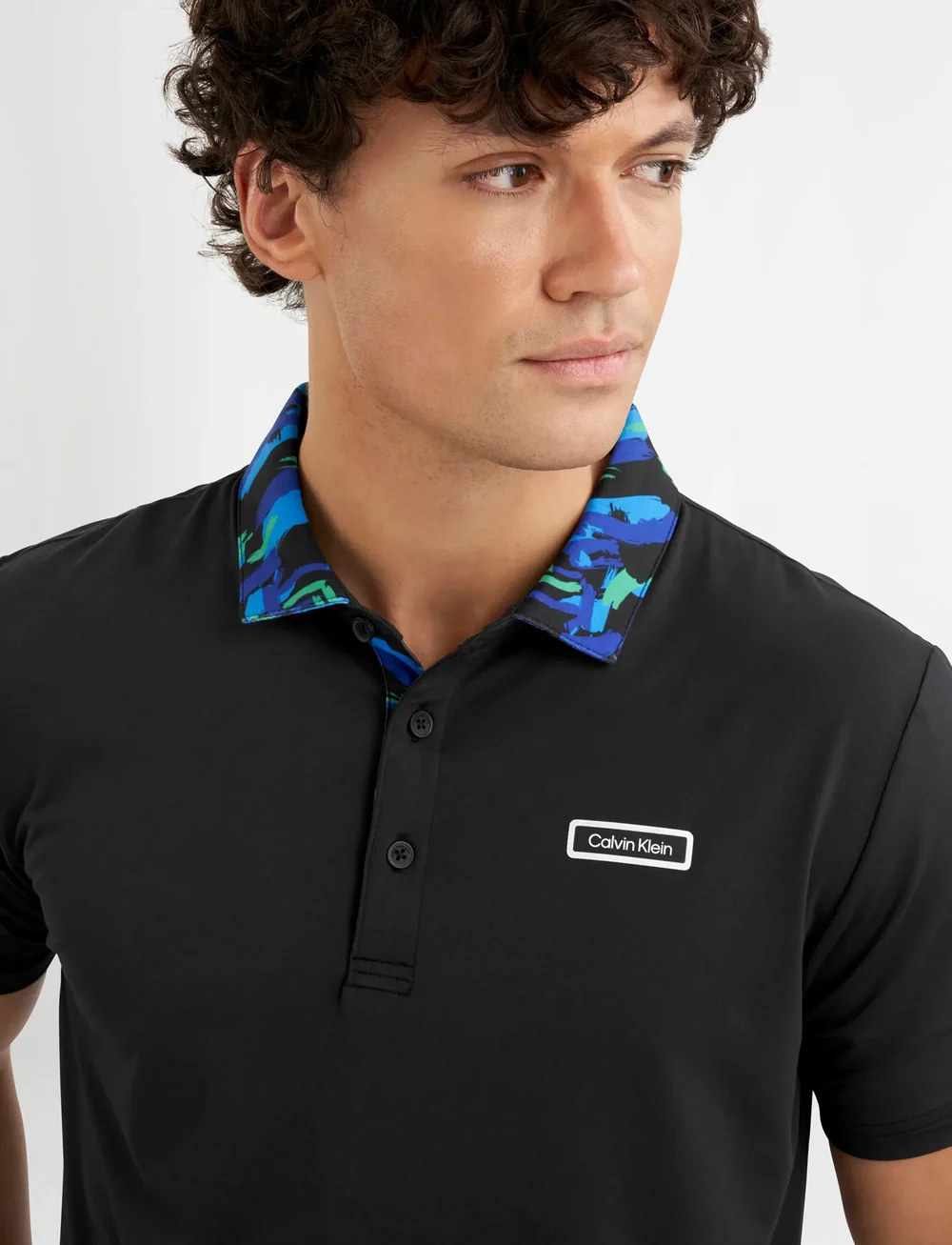 Calvin Klein Golf - SEABURY POLO - toppar & t-shirts - blk - 5