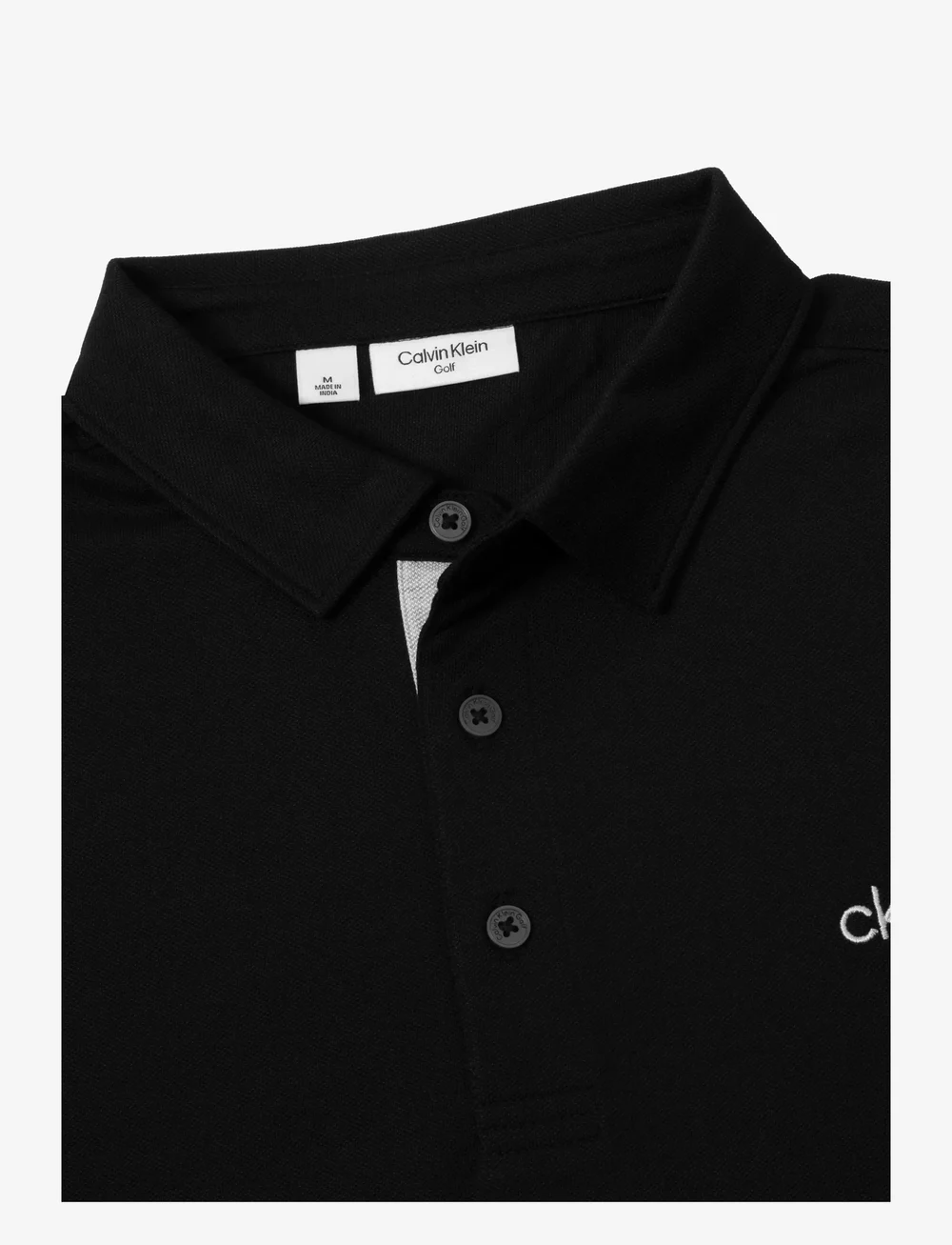 Calvin Klein Golf - BAYARD LONGSLEEVE POLO - alussärgid ja t-särgid - blk - 2
