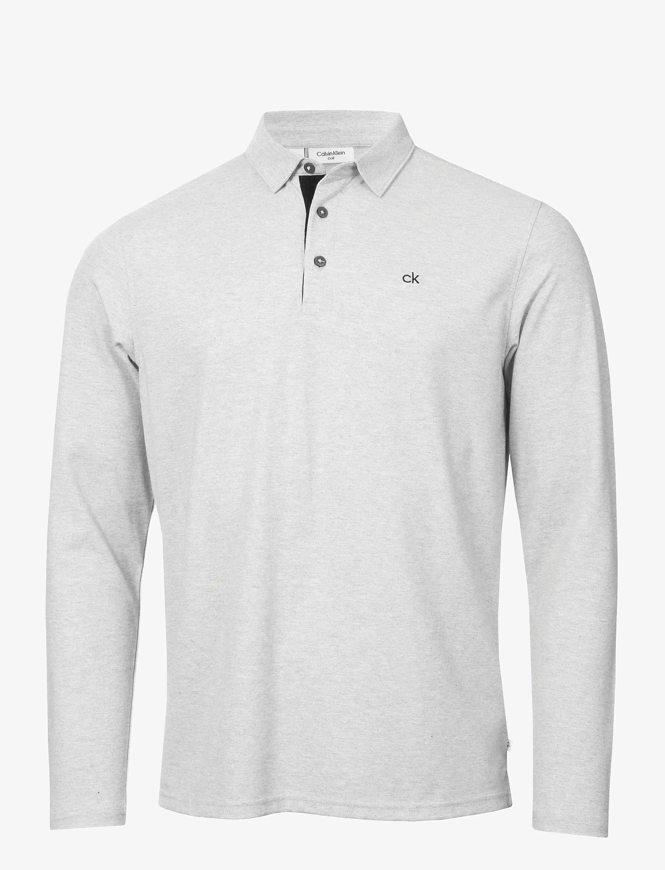 Calvin Klein Golf - BAYARD LONGSLEEVE POLO - oberteile & t-shirts - silmarl - 0