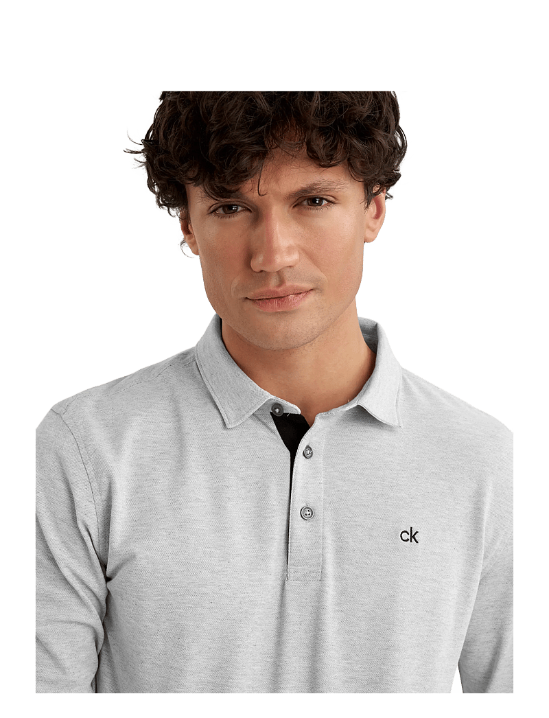 Calvin Klein Golf - BAYARD LONGSLEEVE POLO - oberteile & t-shirts - silmarl - 4