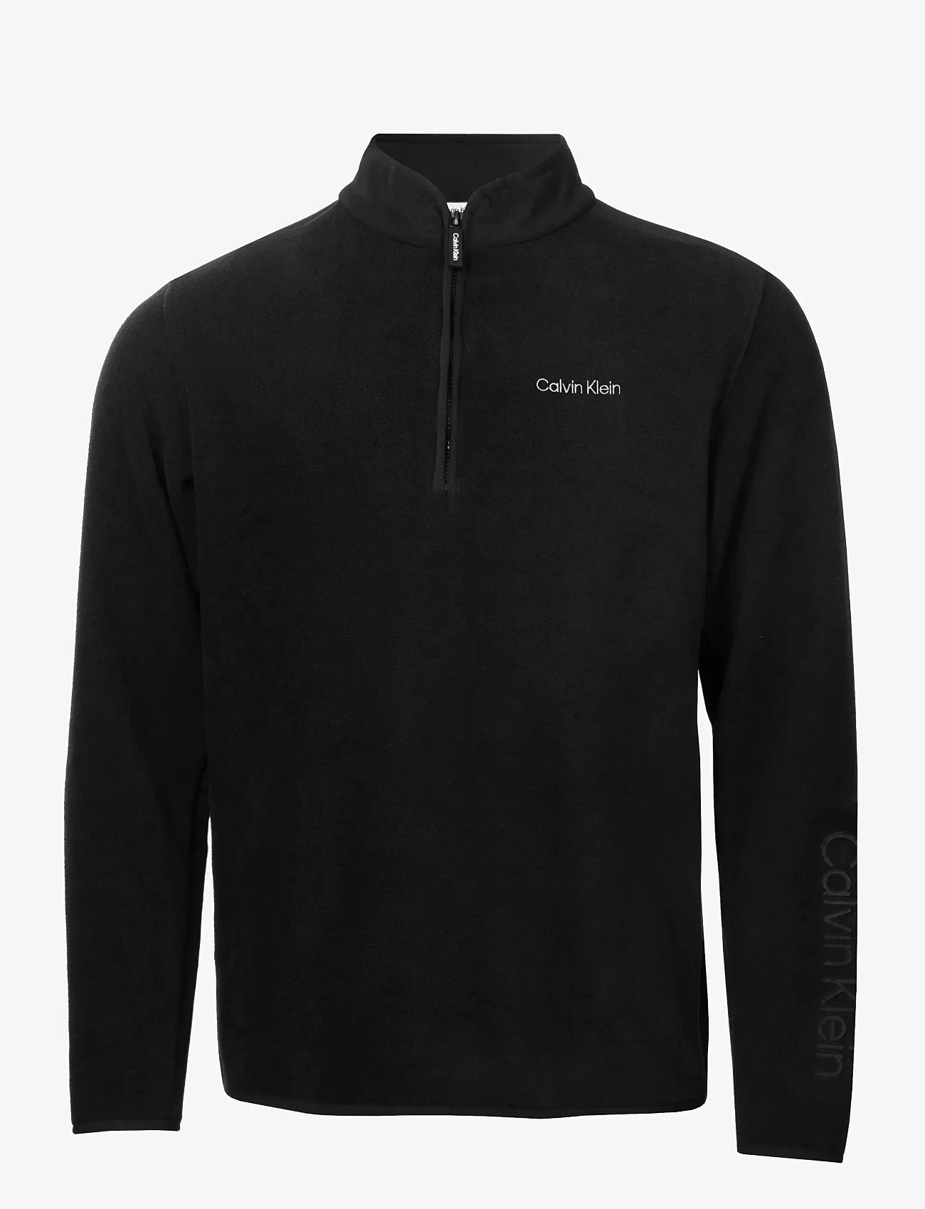 Calvin Klein Golf - THOMPSON HALF ZIP FLEECE - viršutinės dalies drabužiai - blk - 1