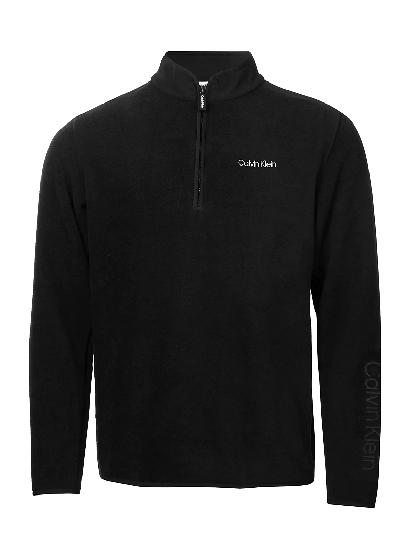 Calvin Klein Golf - THOMPSON HALF ZIP FLEECE - viršutinės dalies drabužiai - blk - 1