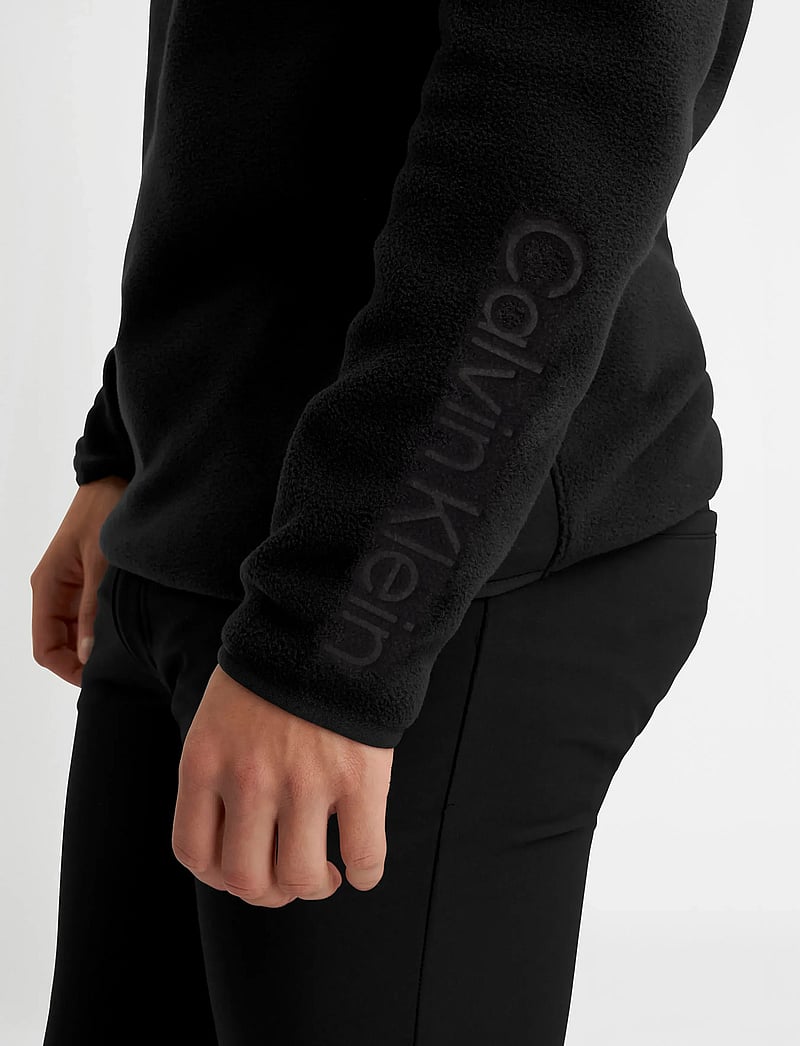 Calvin Klein Golf - THOMPSON HALF ZIP FLEECE - viršutinės dalies drabužiai - blk - 4