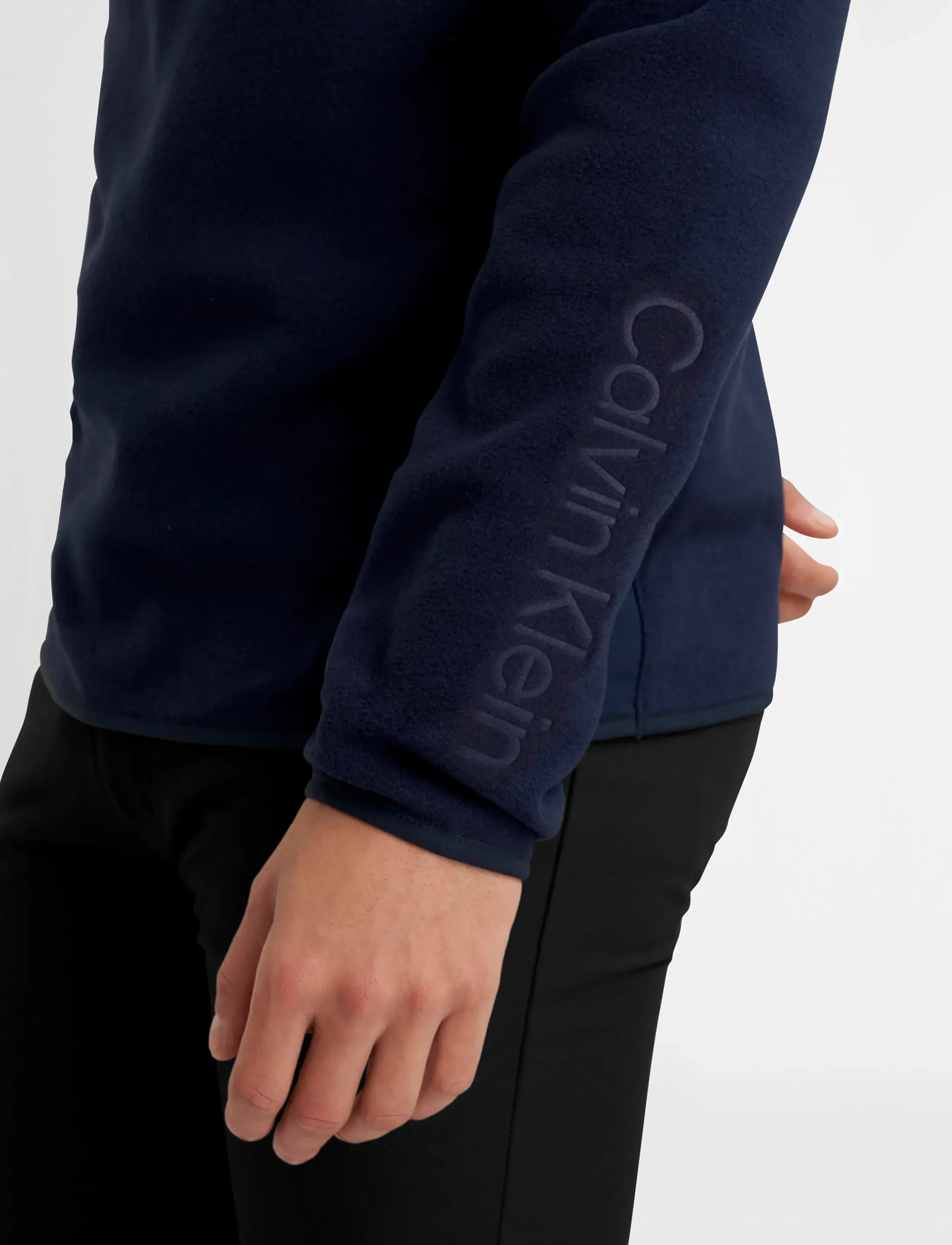 Calvin Klein Golf - THOMPSON HALF ZIP FLEECE - nvy - 4
